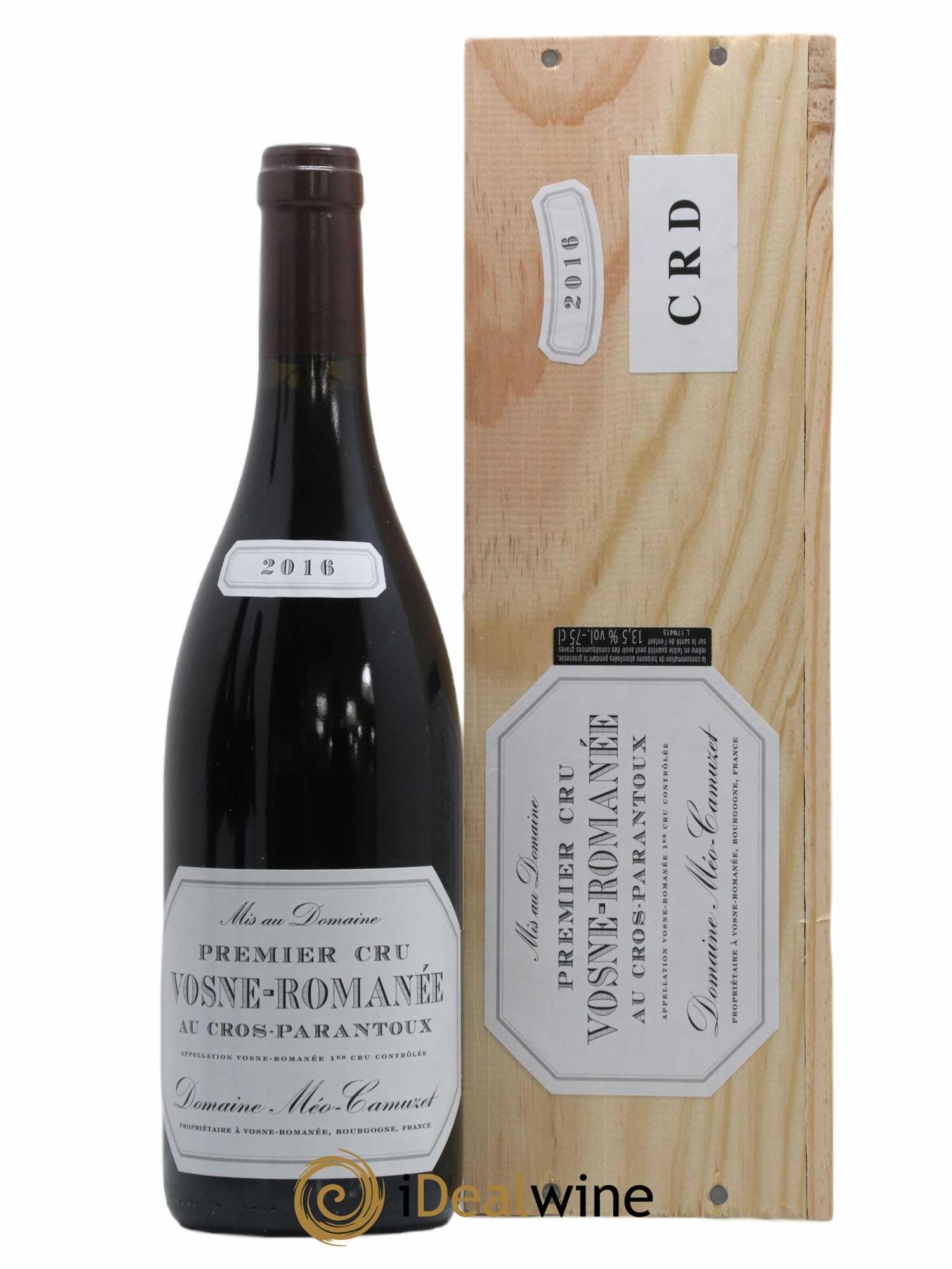 Vosne-Romanée 1er Cru Au Cros Parantoux Méo-Camuzet (Domaine) 2016 - Lot de 1 bouteille - 0