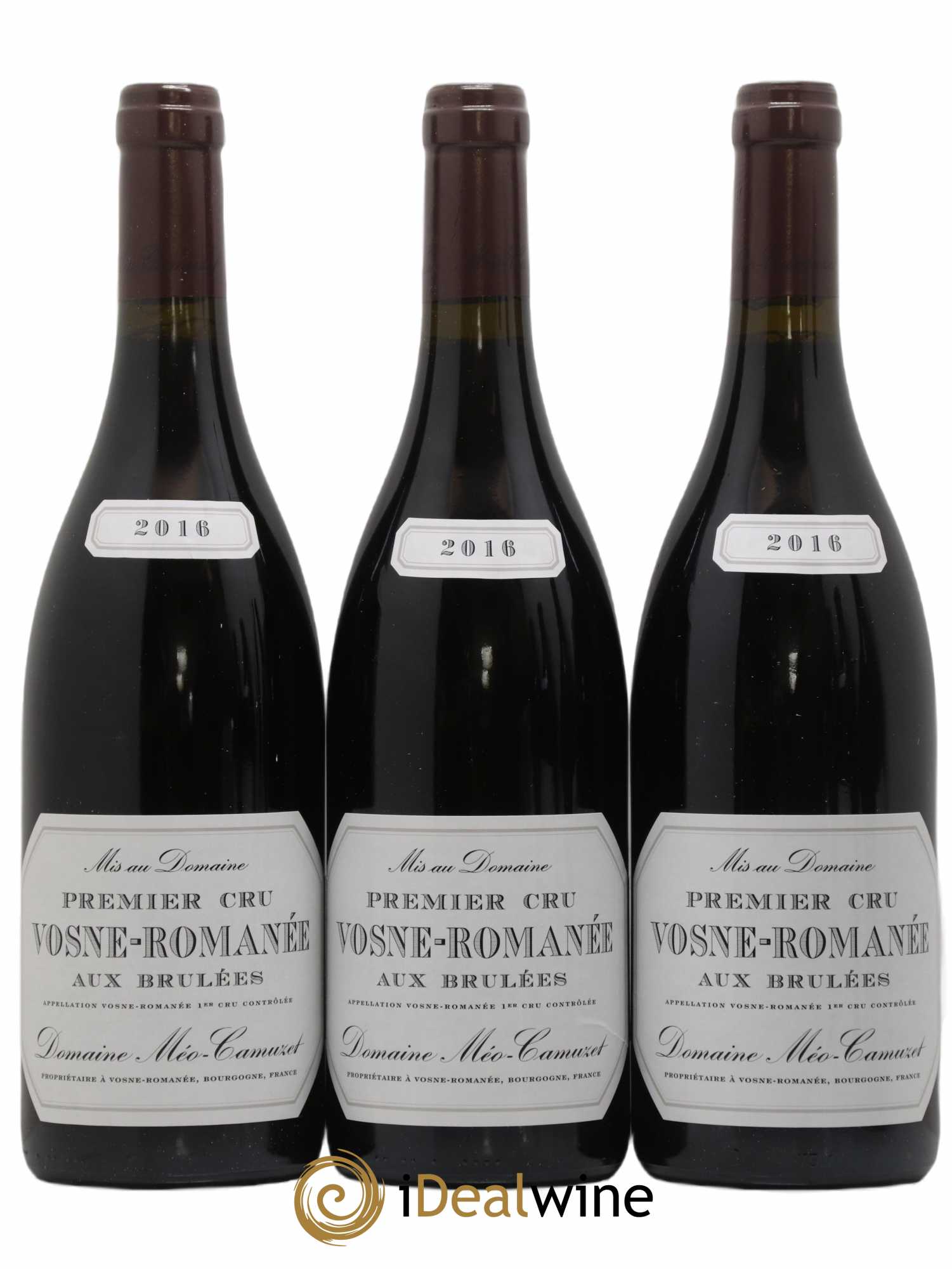 Vosne-Romanée 1er Cru Aux Brûlées Méo-Camuzet (Domaine) 2016 - Lot de 6 bouteilles - 1