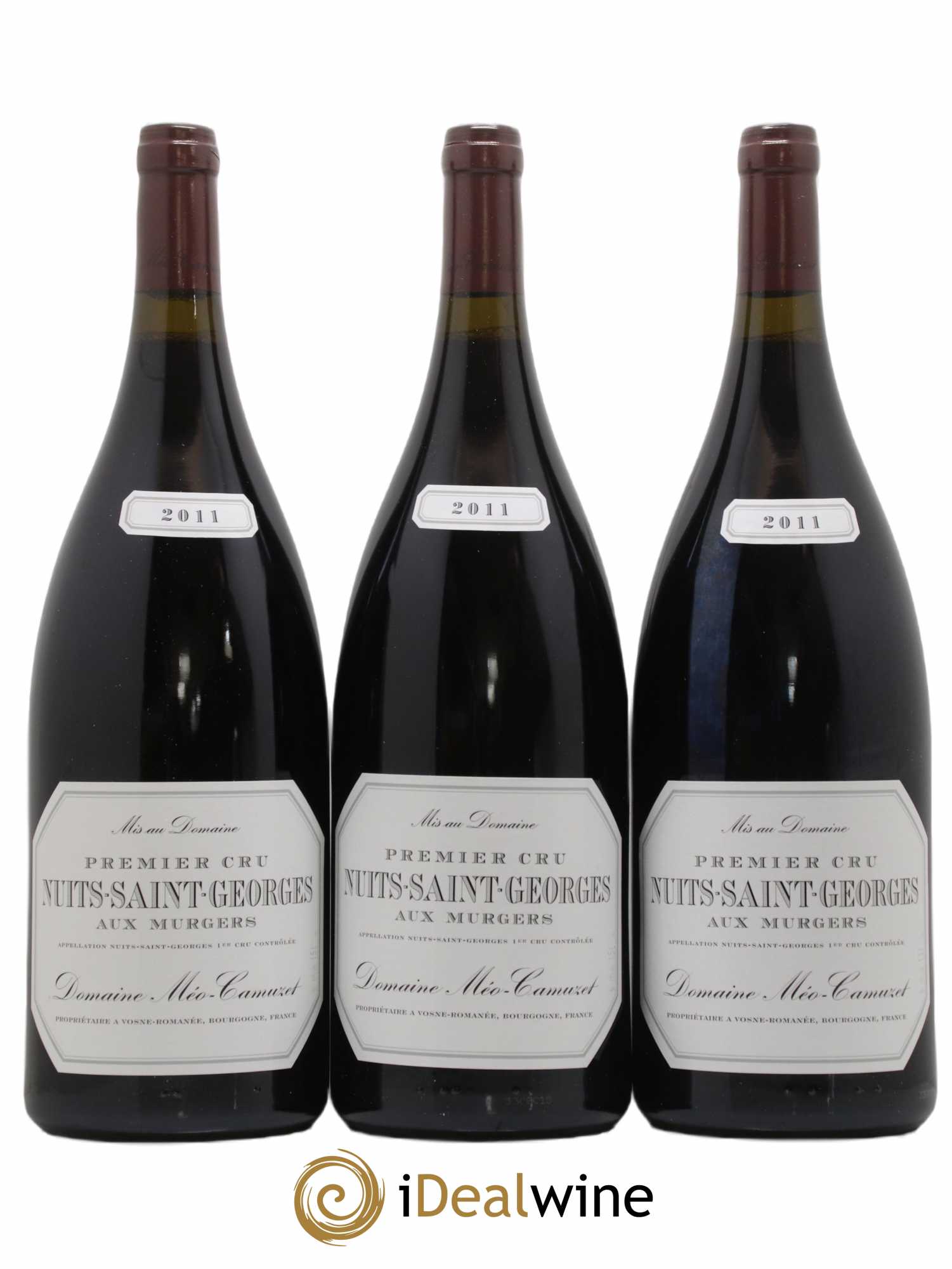 Nuits-Saint-Georges 1er Cru Aux Murgers Méo-Camuzet (Domaine) 2011 - Lot de 3 magnums - 0