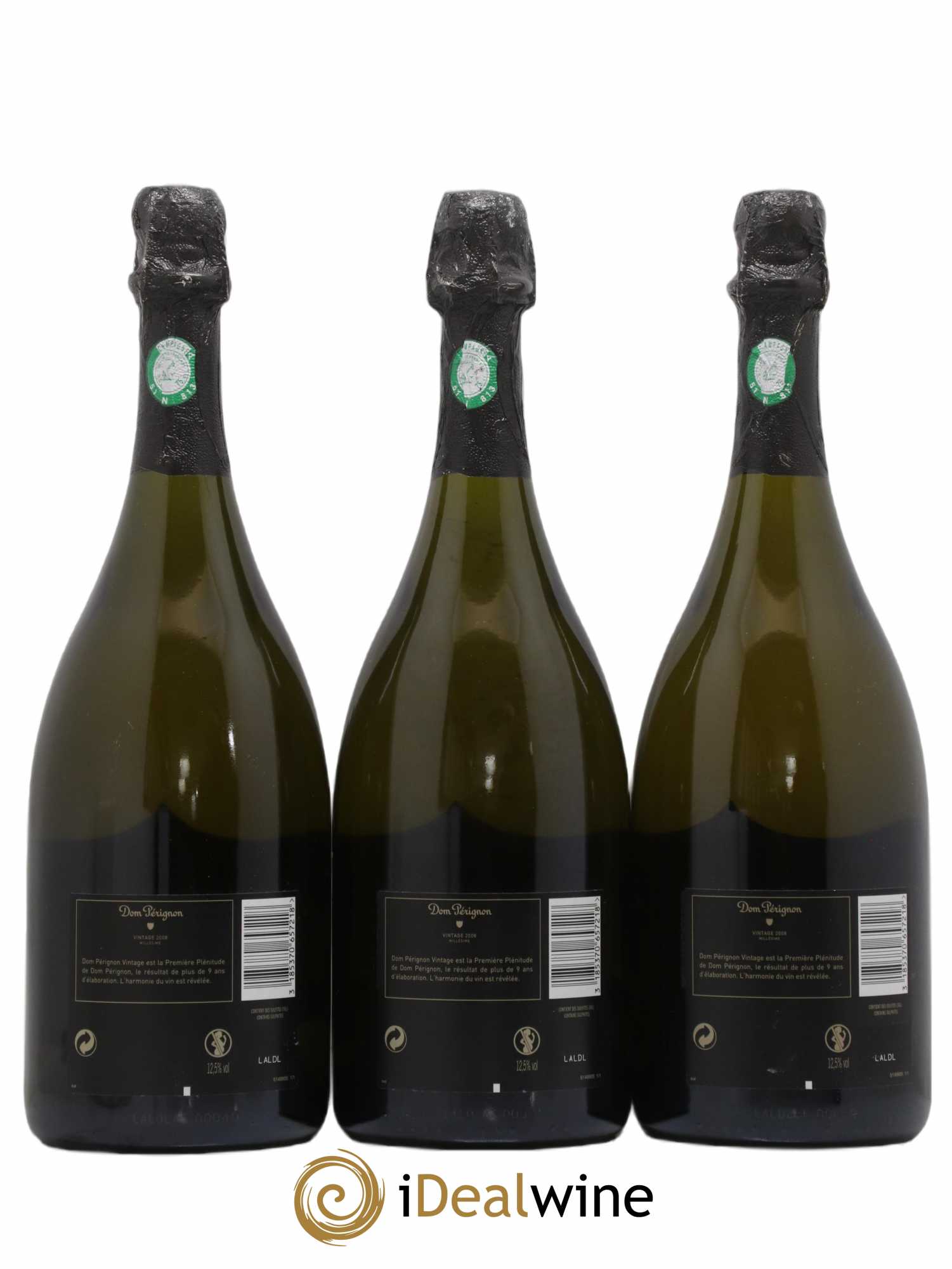 Brut Dom Pérignon 2008 - Lot de 3 bouteilles - 1