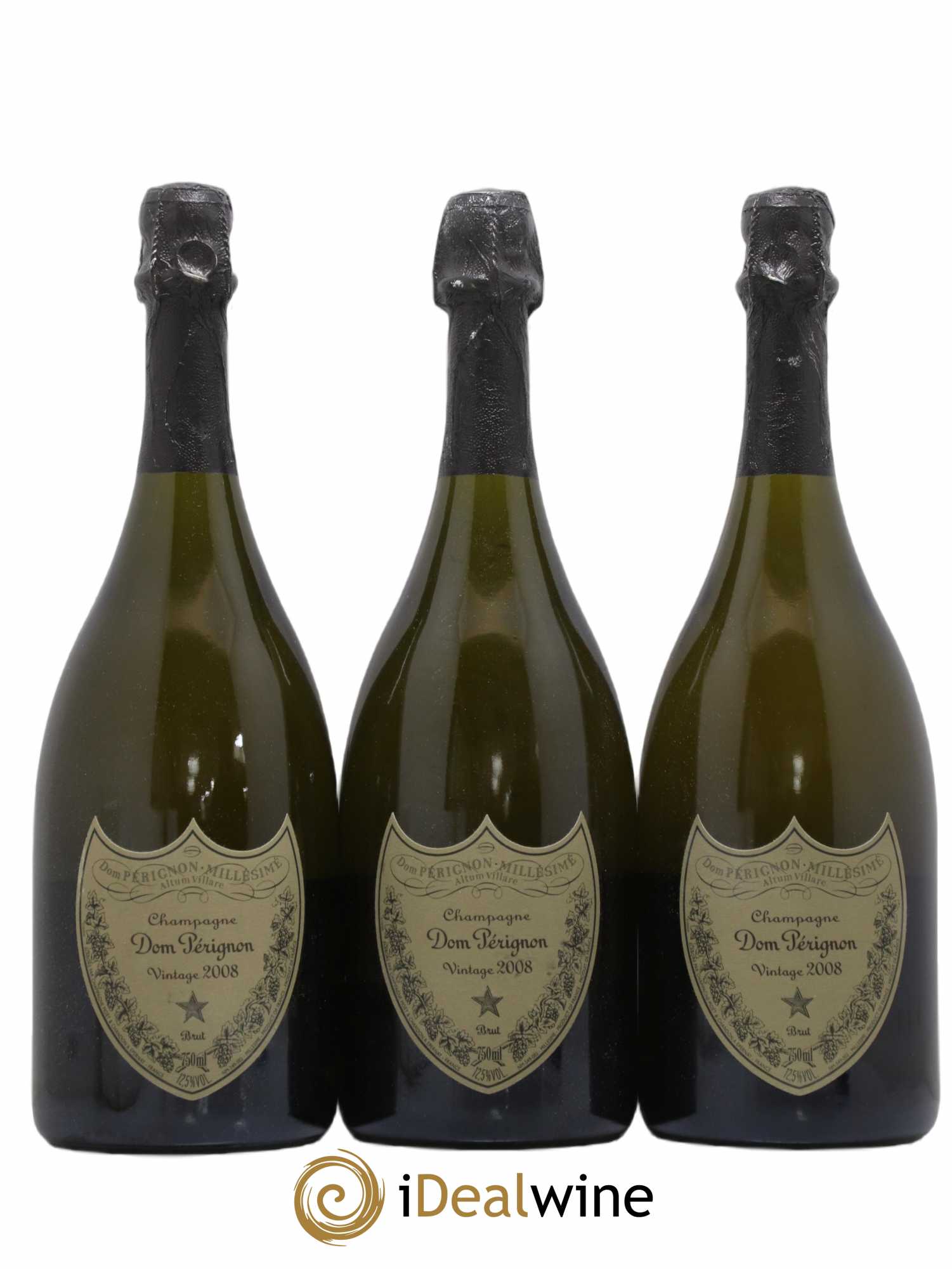 Brut Dom Pérignon 2008 - Lot de 3 bouteilles - 0