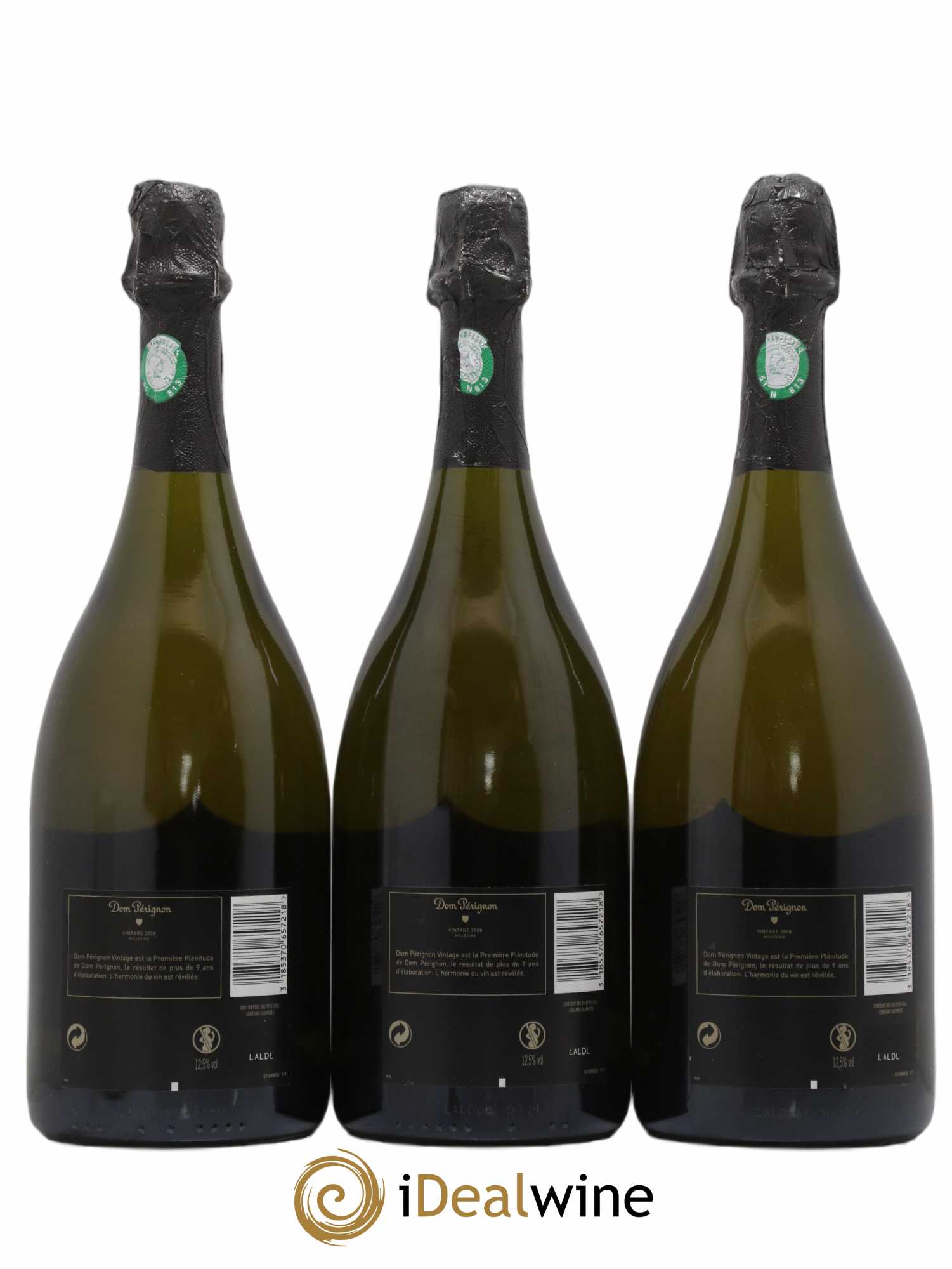 Brut Dom Pérignon 2008 - Lot de 3 bouteilles - 1