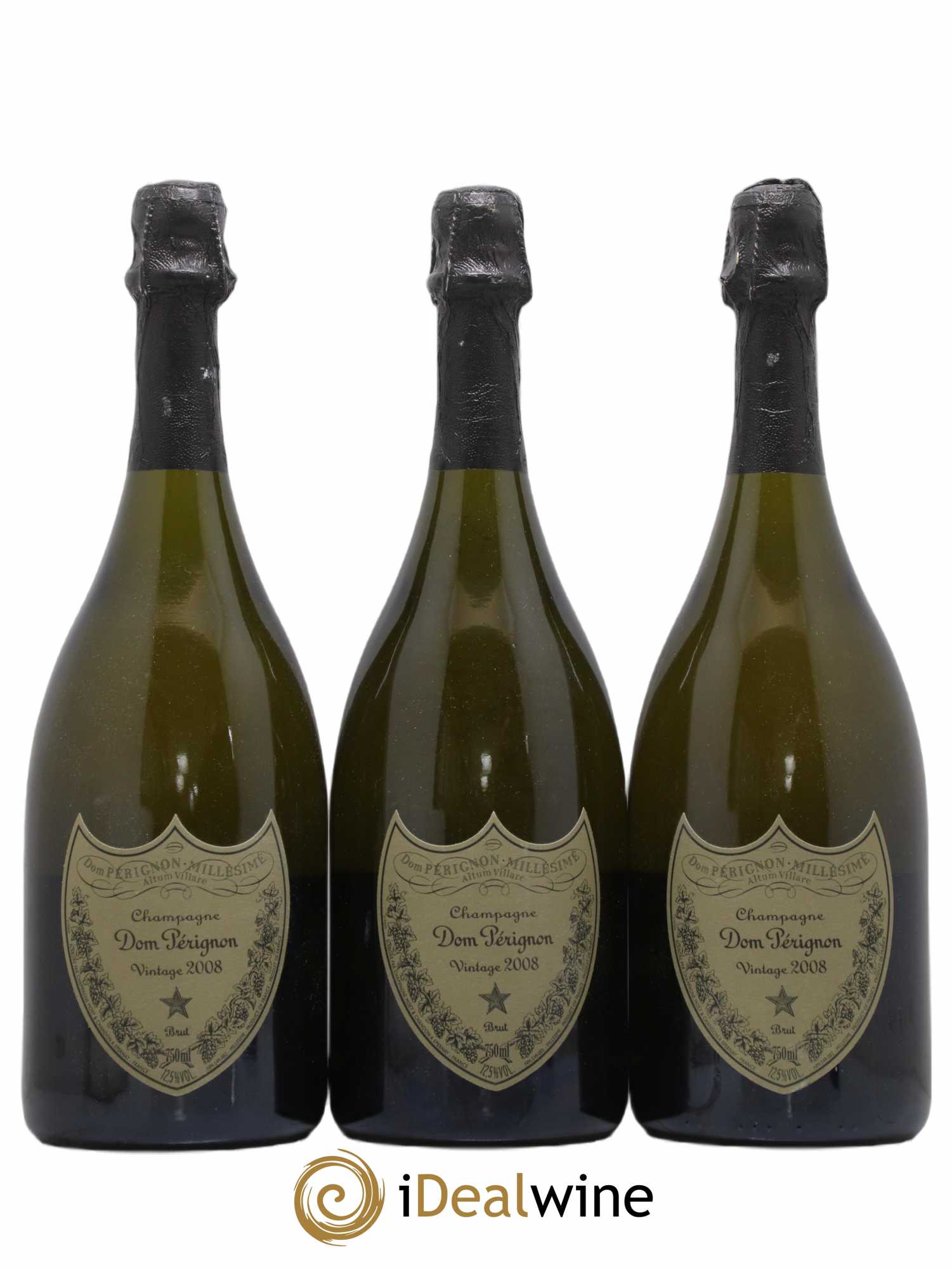 Brut Dom Pérignon 2008 - Lot de 3 bouteilles - 0