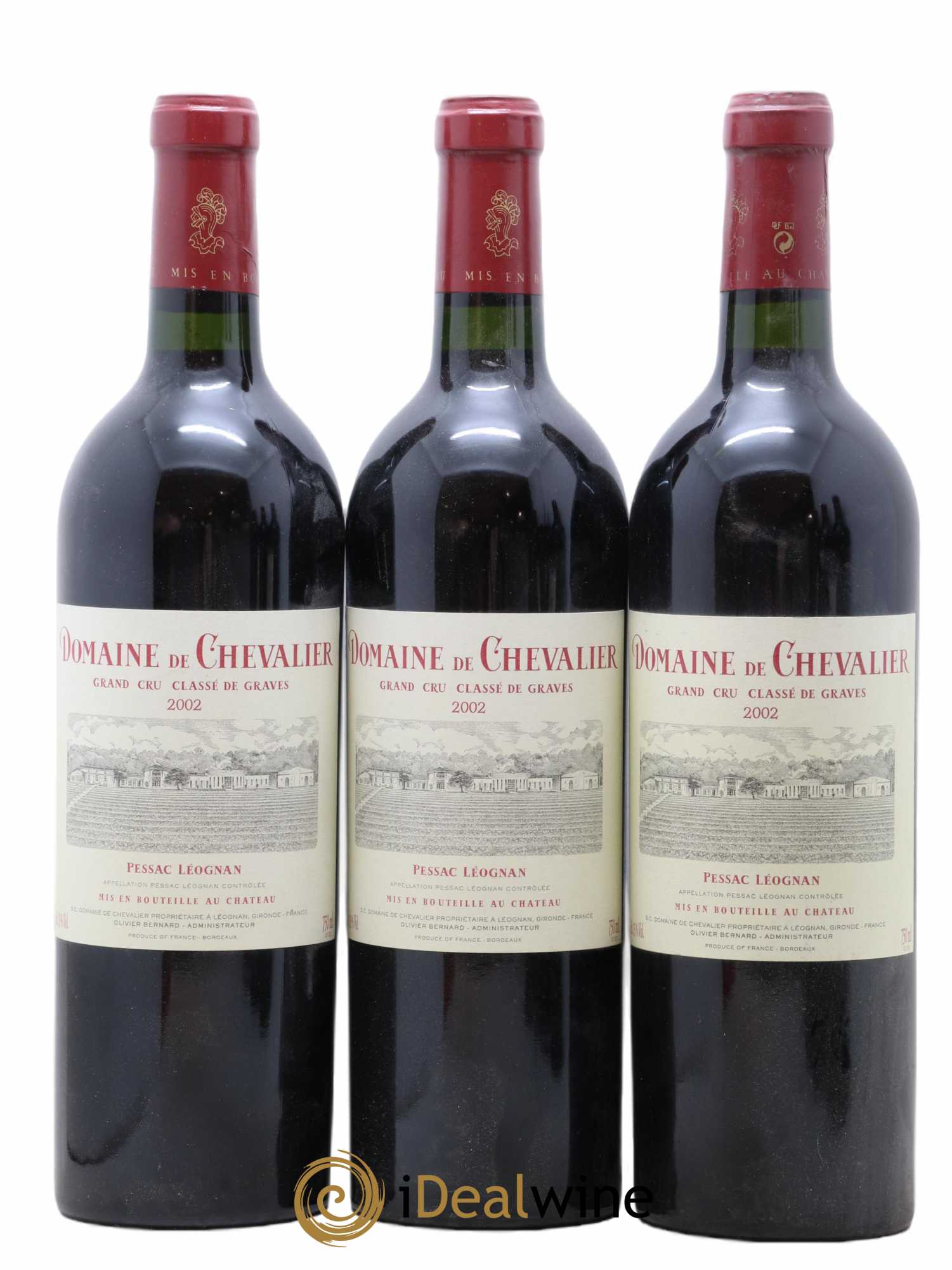 Domaine de Chevalier Cru Classé de Graves 2002 - Lot de 6 bouteilles - 1