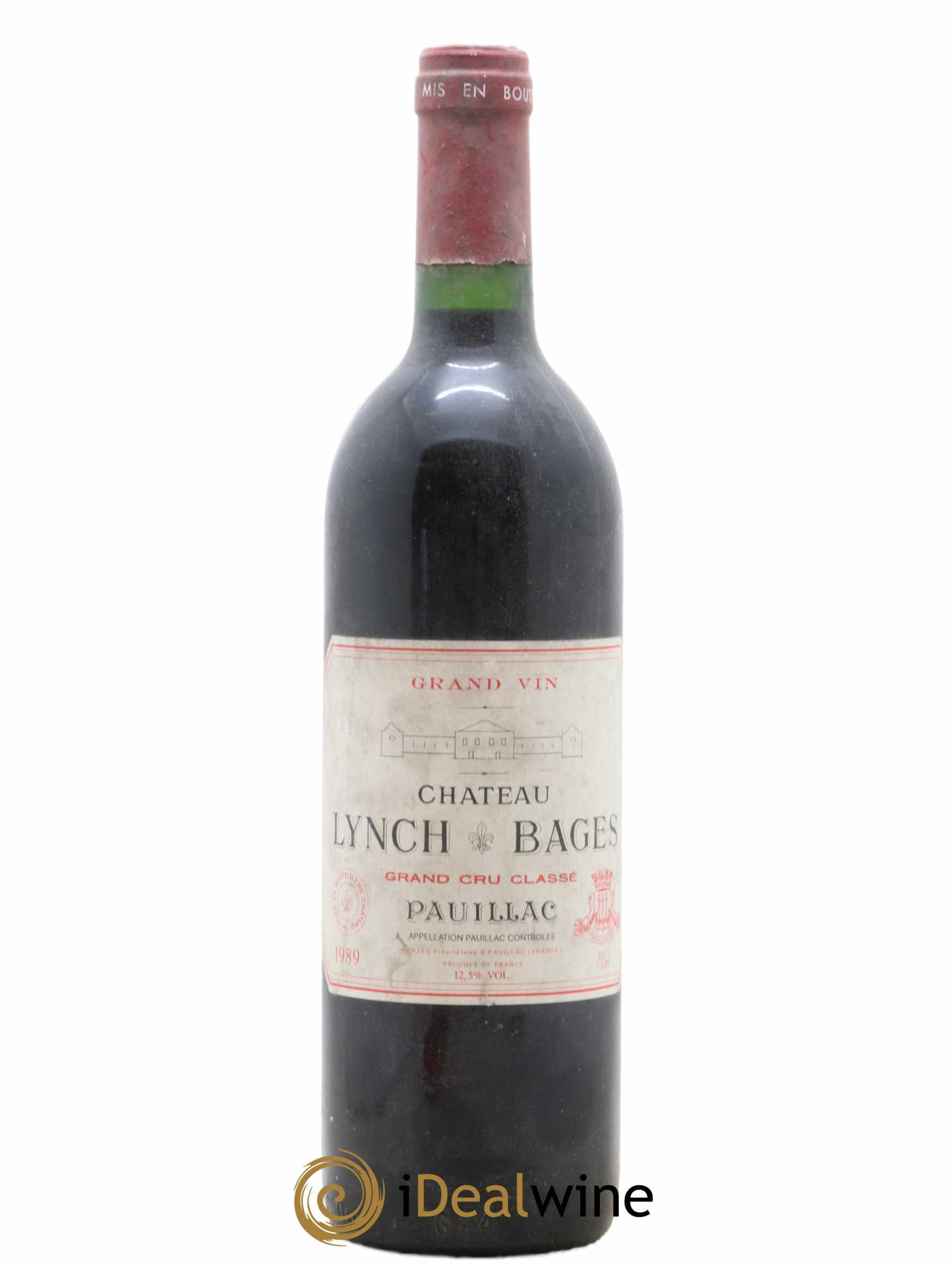 Château Lynch Bages 5ème Grand Cru Classé 1989 - Lot de 1 bouteille - 0