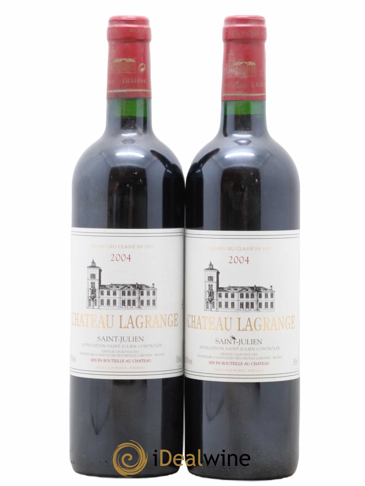 Château Lagrange 3ème Grand Cru Classé 2004 - Lot de 2 bouteilles - 0