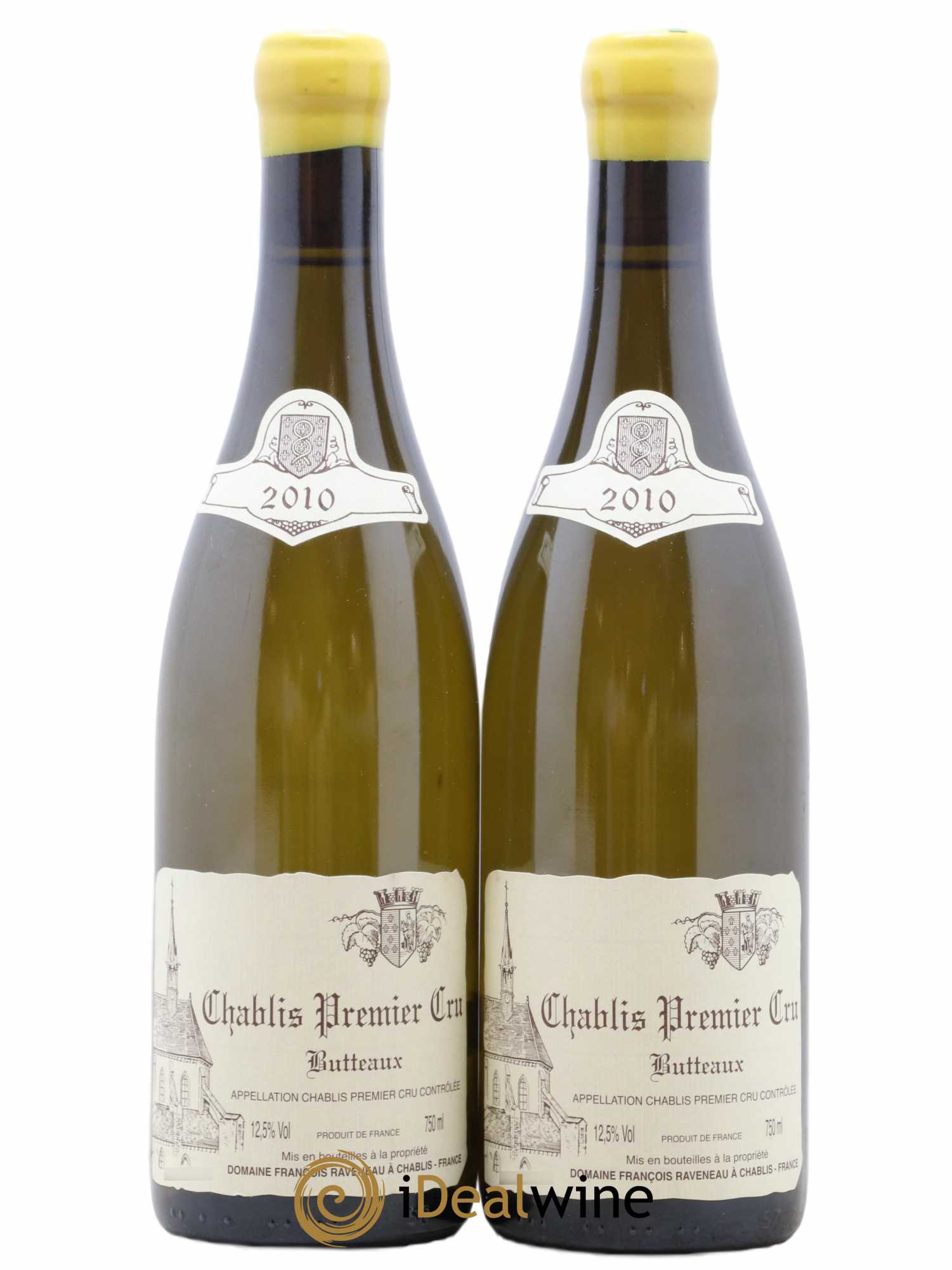 Chablis 1er Cru Butteaux Raveneau (Domaine) 2010 - Lot de 2 bouteilles - 0
