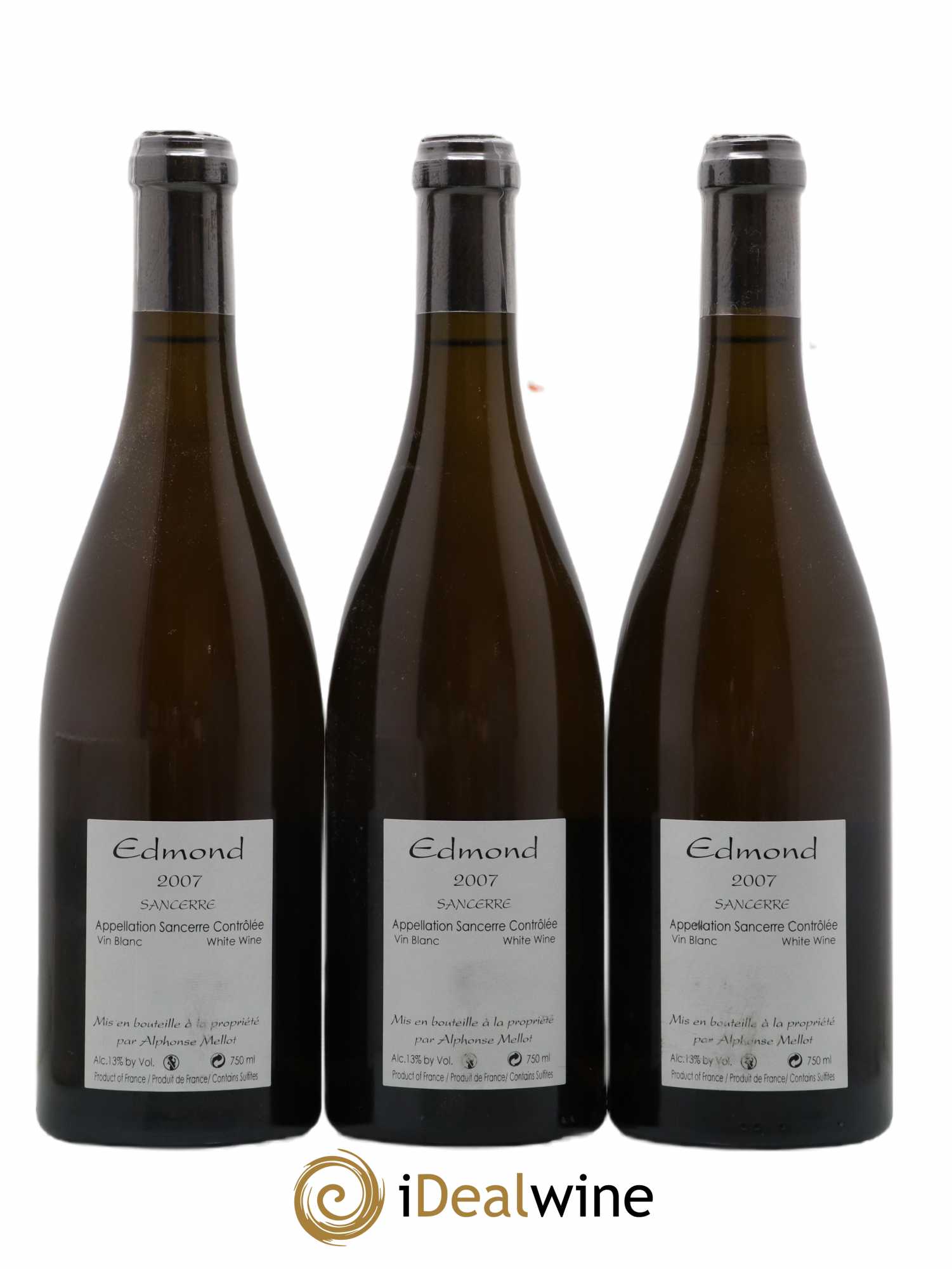 Sancerre Cuvée Edmond Alphonse Mellot 2007 - Lot de 3 bouteilles - 1