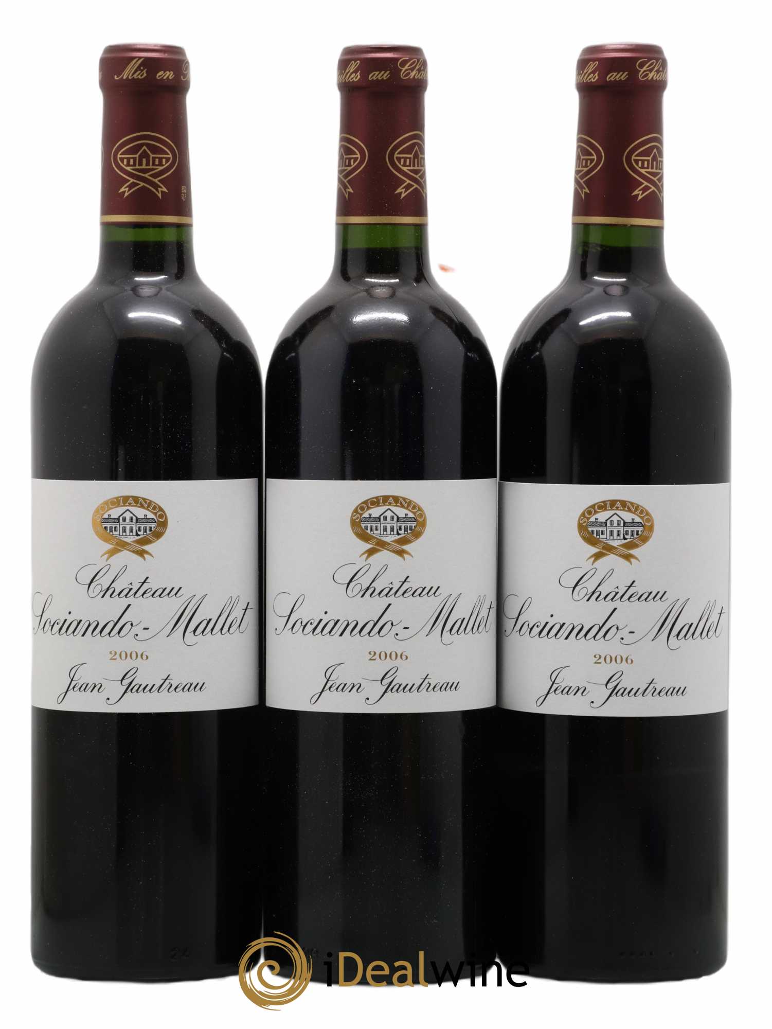 Château Sociando Mallet 2006 - Lot de 12 bouteilles - 1