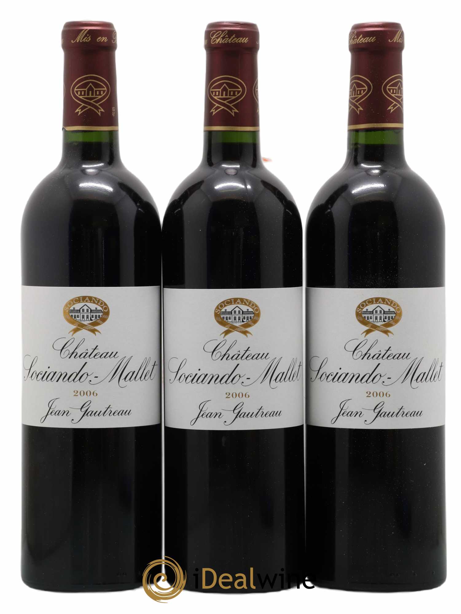 Château Sociando Mallet 2006 - Lot de 12 bouteilles - 2