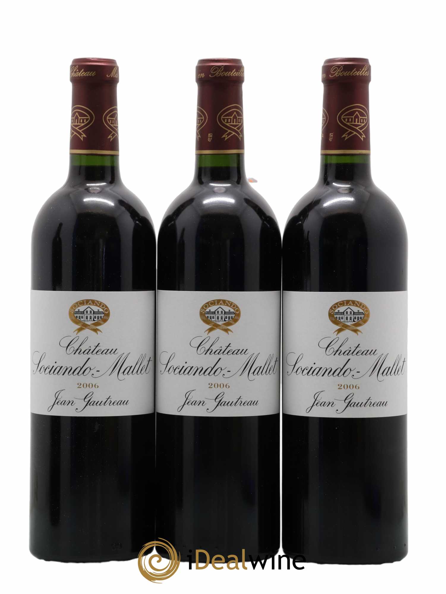 Château Sociando Mallet 2006 - Lot de 12 bouteilles - 1