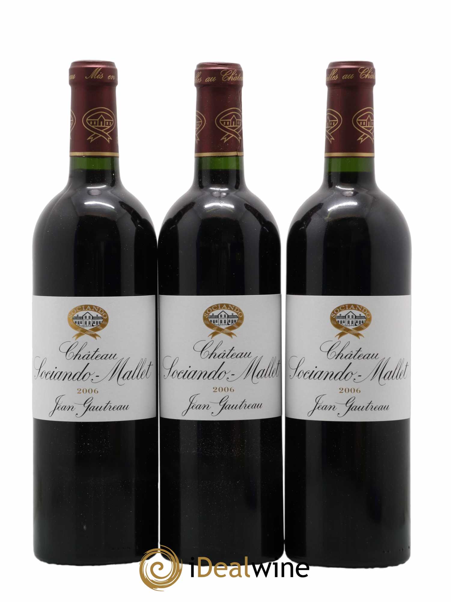 Château Sociando Mallet 2006 - Lot de 12 bouteilles - 2
