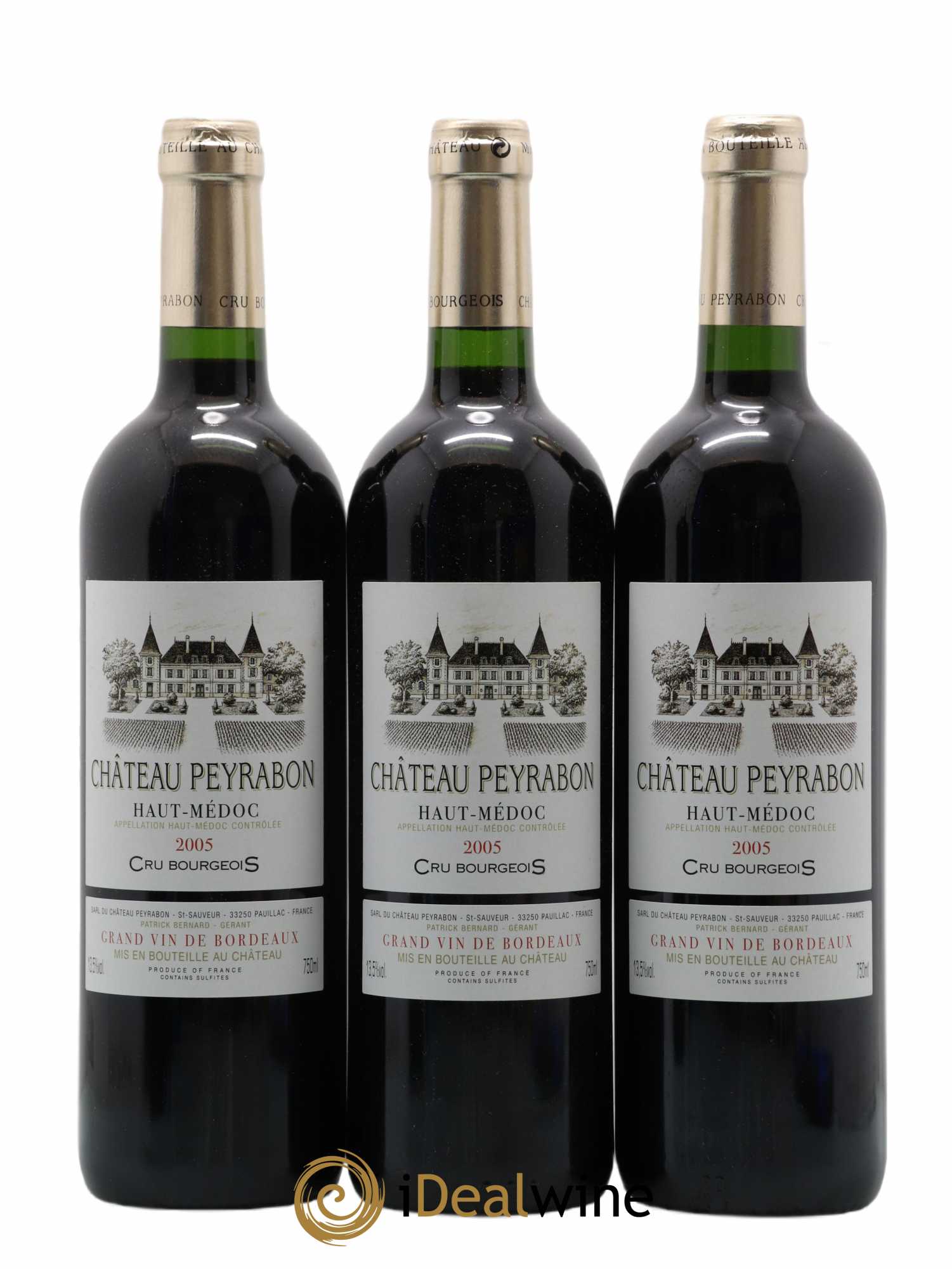 Château Peyrabon Cru Bourgeois 2005 - Lot de 6 bouteilles - 1