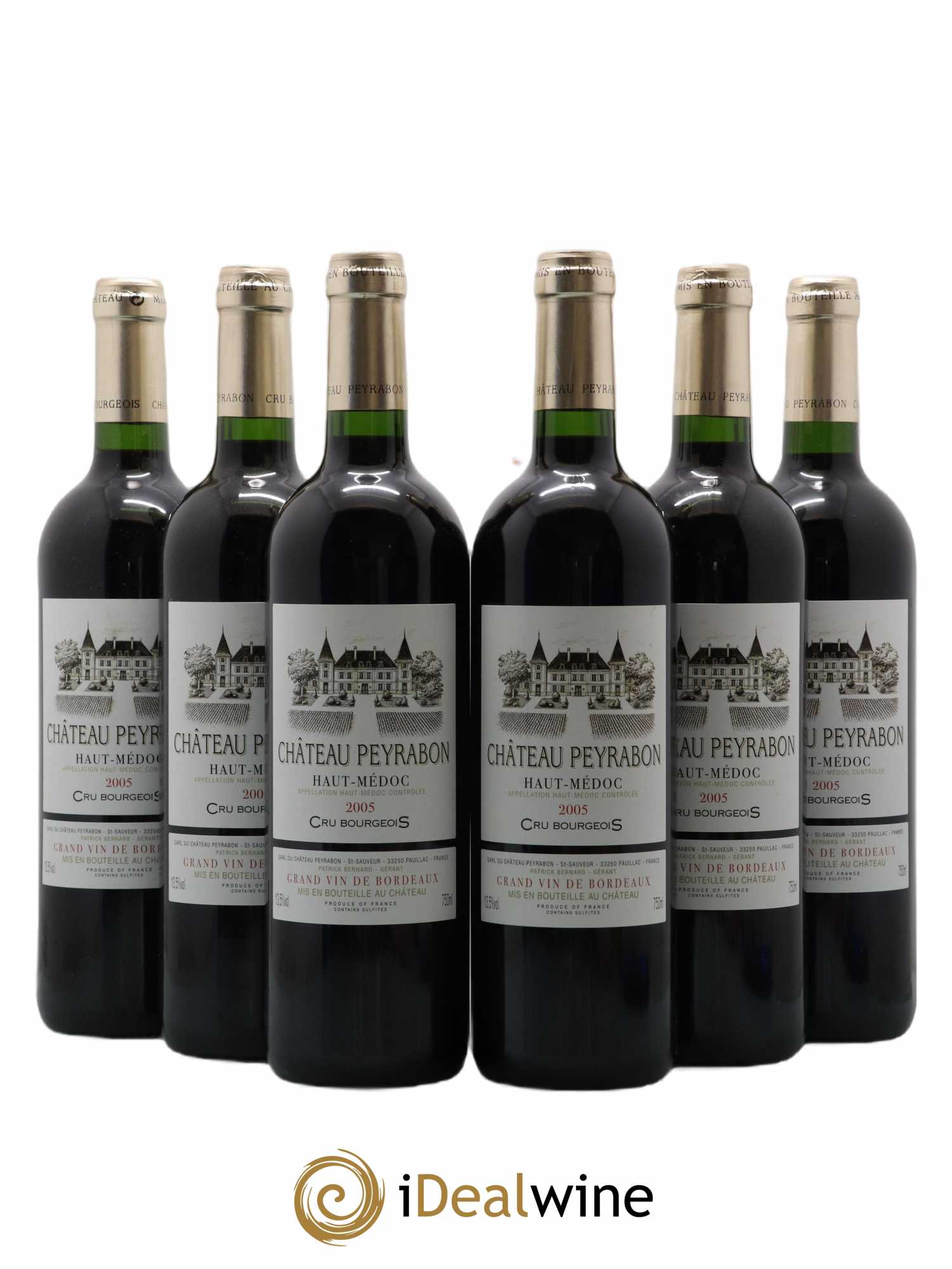 Château Peyrabon Cru Bourgeois 2005 - Lot de 6 bouteilles - 0