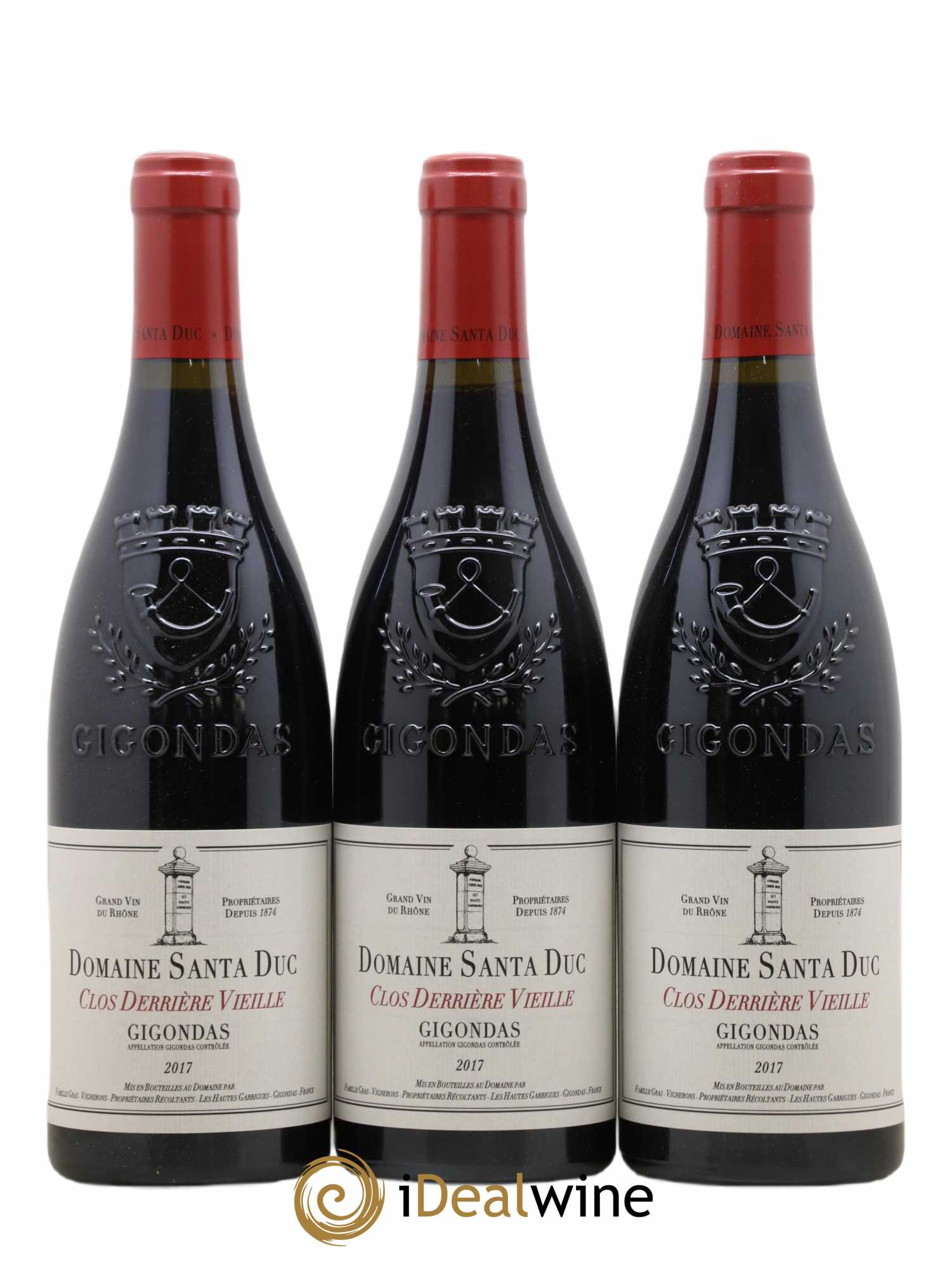 Gigondas Santa Duc (Domaine) Clos Derrière Vieille Famille Gras 2017 - Lot de 6 bouteilles - 2