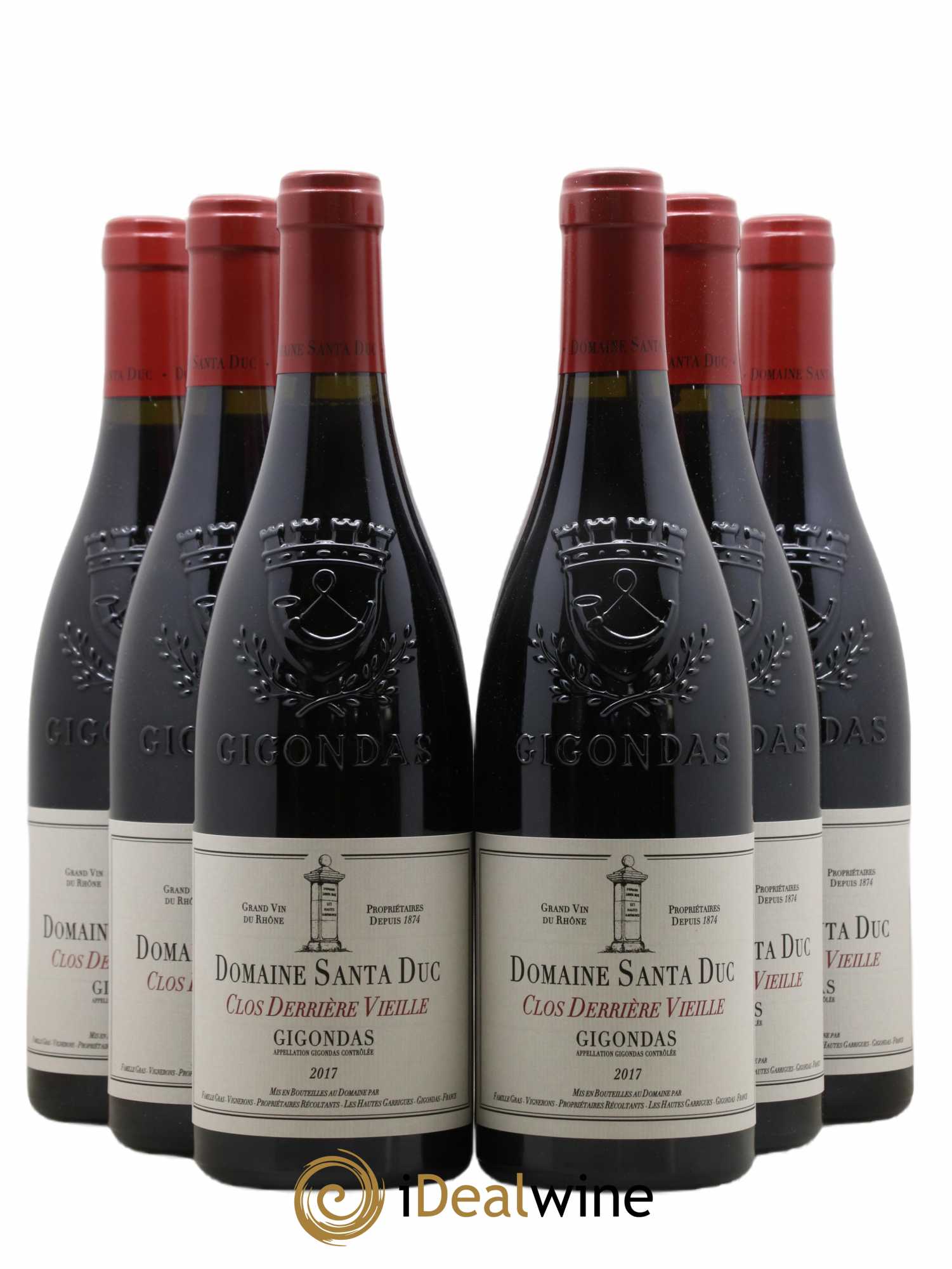 Gigondas Santa Duc (Domaine) Clos Derrière Vieille Famille Gras 2017 - Lot de 6 bouteilles - 0