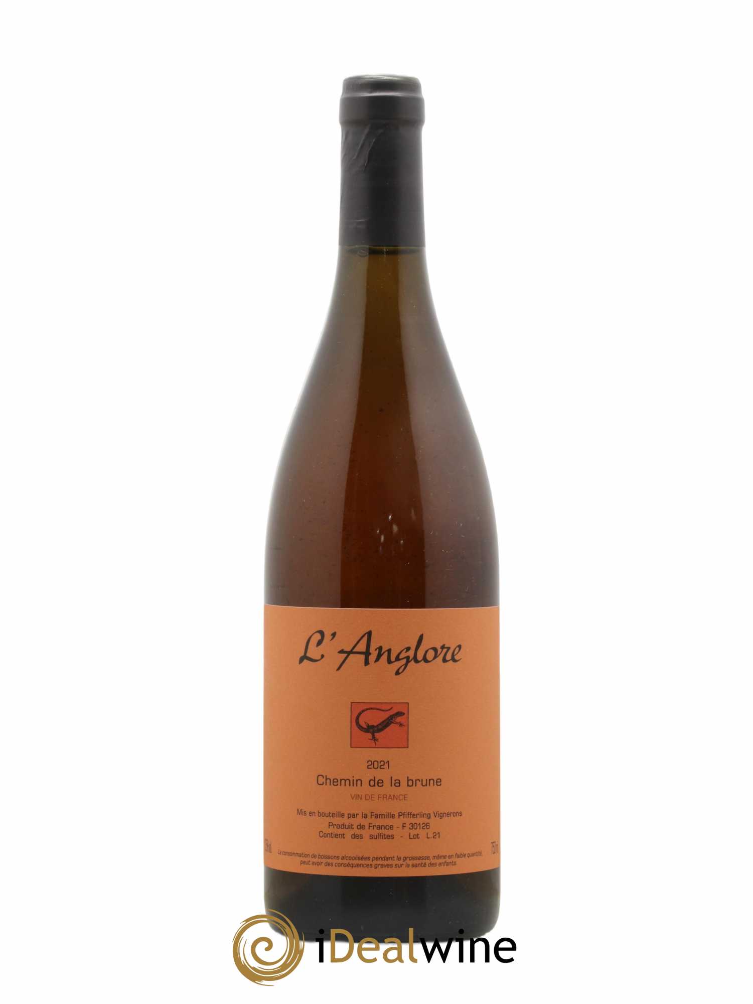 Vin de France Chemin de la brune L'Anglore 2021 - Lot de 1 bouteille - 0