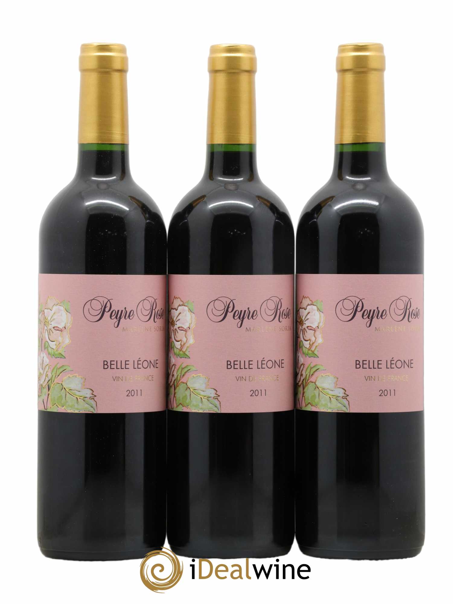 Coteaux du Languedoc Domaine Peyre Rose Belle Léone (anciennement Syrah Léone) Marlène Soria 2011 - Lot de 3 bouteilles - 0