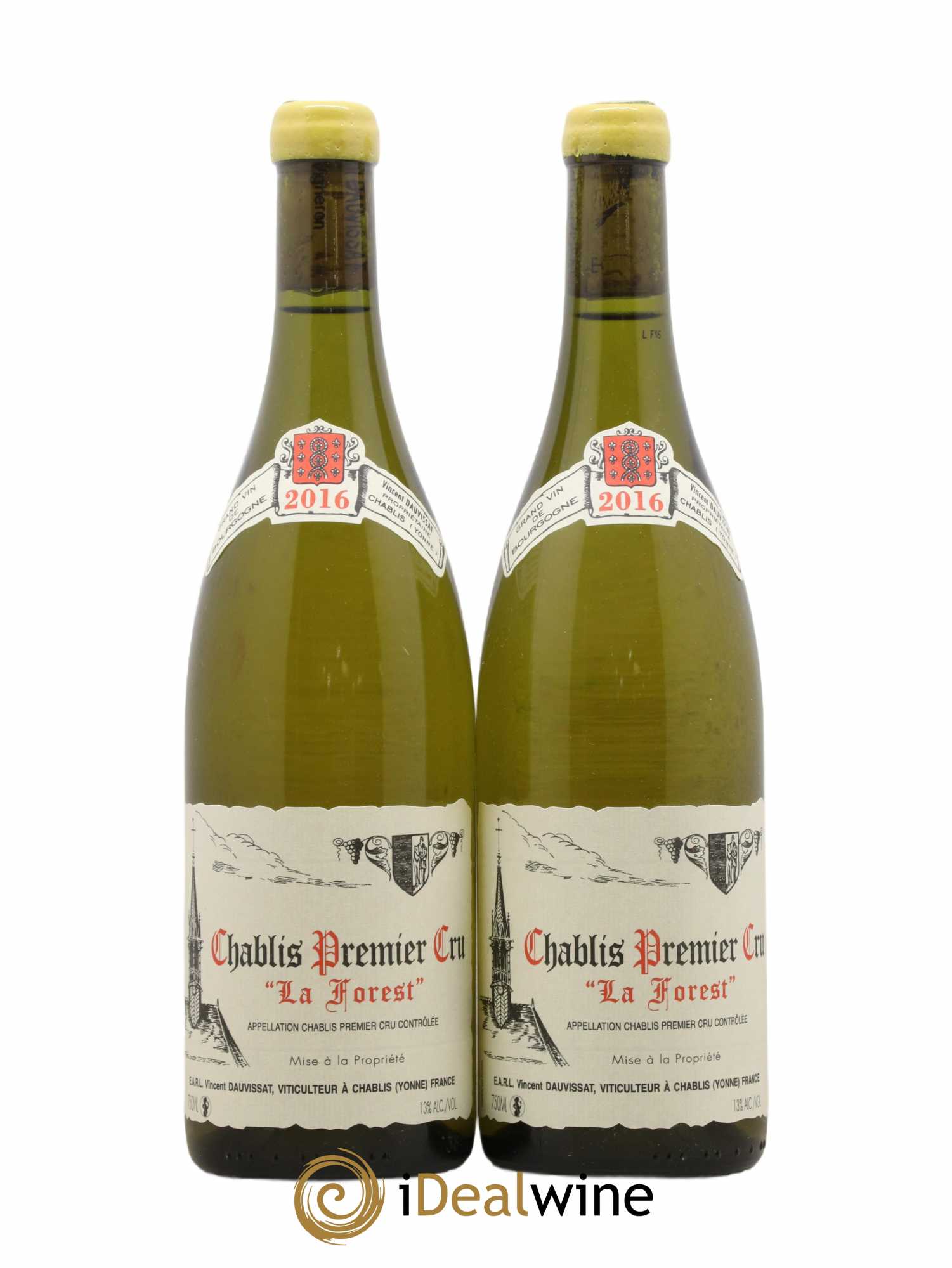 Chablis 1er Cru La Forest Vincent Dauvissat (Domaine) 2016 - Lot de 2 bouteilles - 0