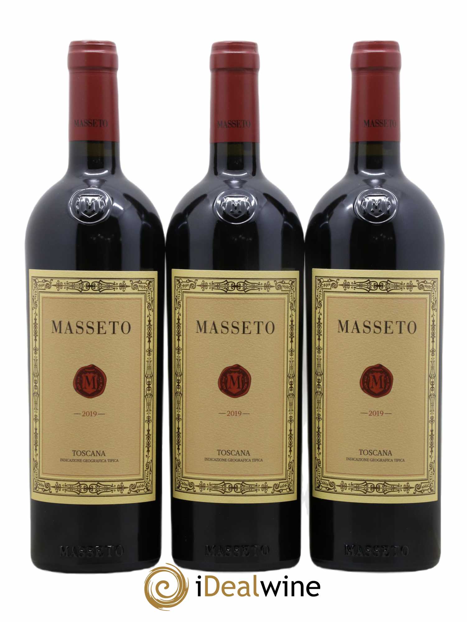 Toscana IGT Tenuta Dell'Ornellaia Masseto Frescobaldi 2019 - Lot de 3 bouteilles - 0