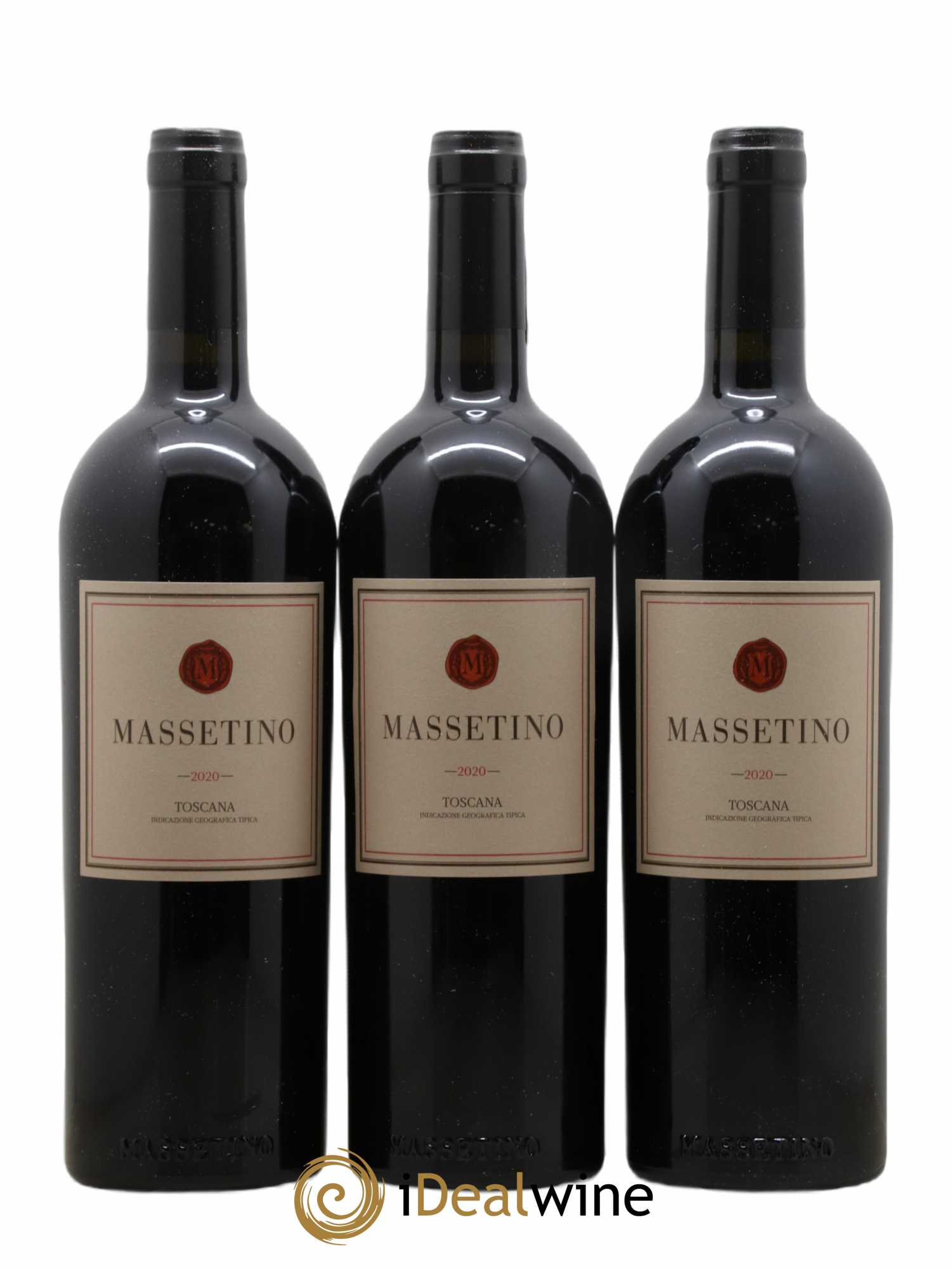 Toscana IGT Tenuta Dell'Ornellaia Massetino Frescobaldi 2020 - Lot de 3 bouteilles - 0