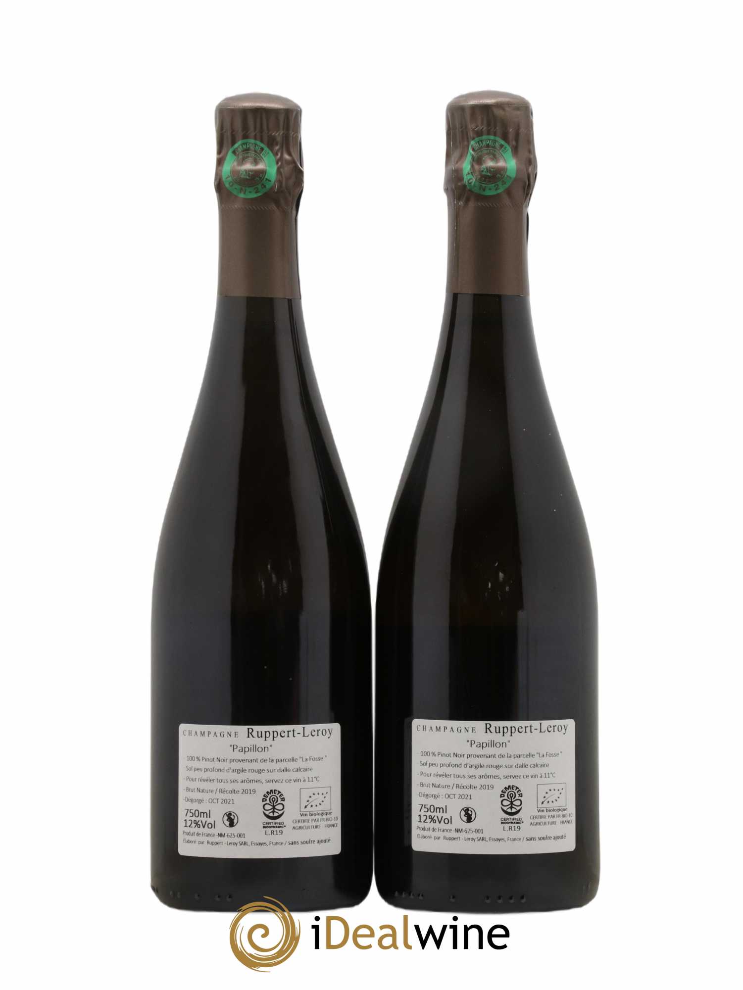 11,12,13... Brut Nature Ruppert-Leroy 2019 - Lot de 2 bouteilles - 1