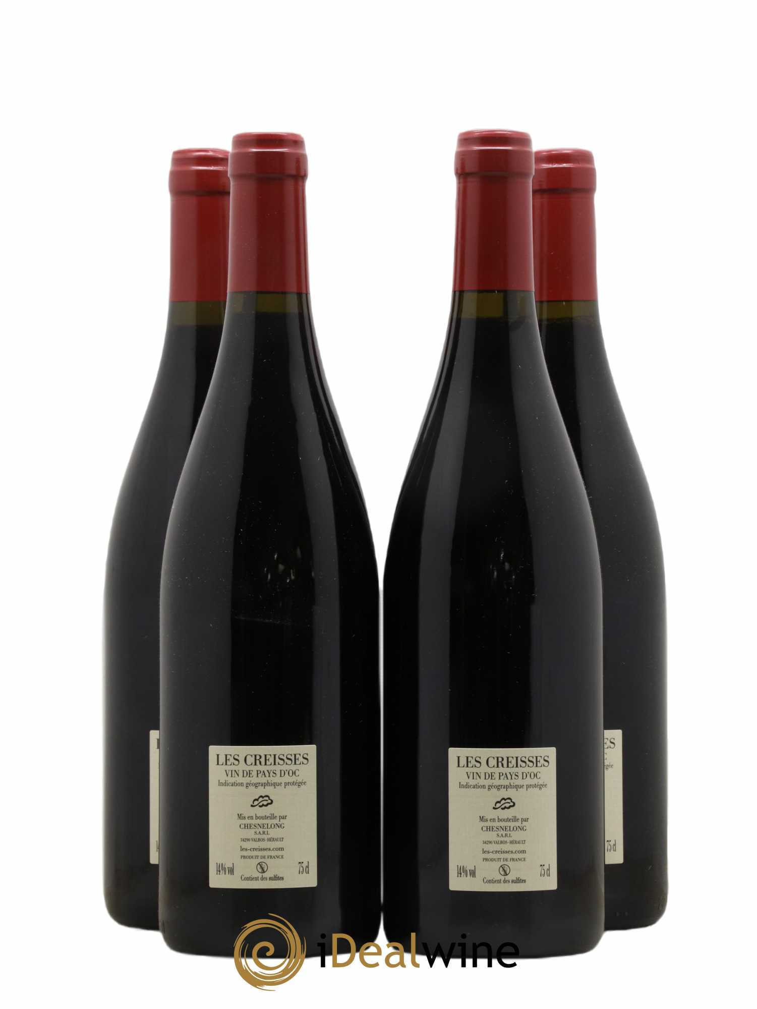 Vin de France Les Creisses Les Creisses (Domaine) 2020 - Lot de 4 bouteilles - 1