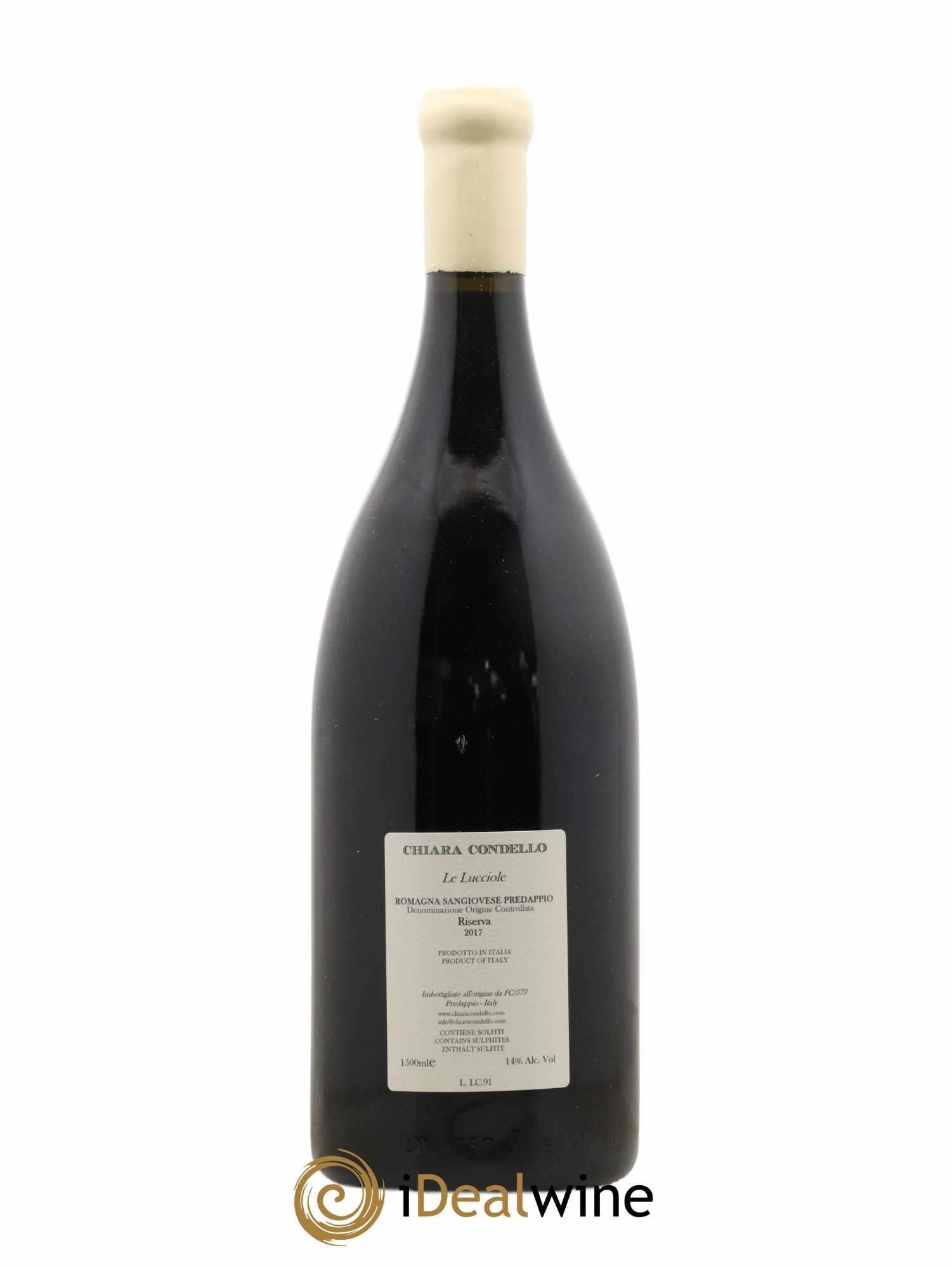 Sangiovese Di Romagna Predappio DOC Chiara Condello Le Lucciole Riserva 2017 - Lot de 1 magnum - 2