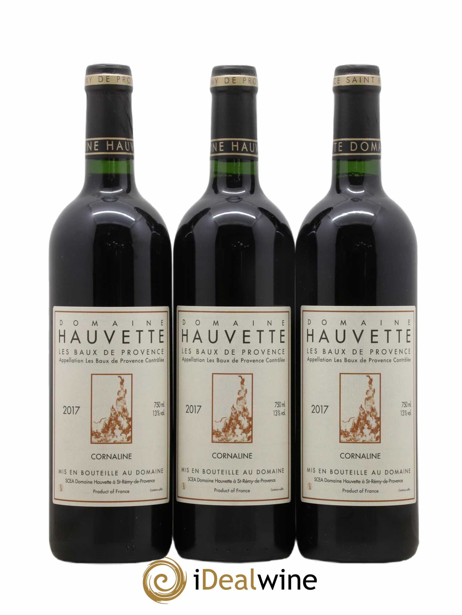 Baux de Provence Cornaline Hauvette (Domaine) 2017 - Lot de 3 bouteilles - 0