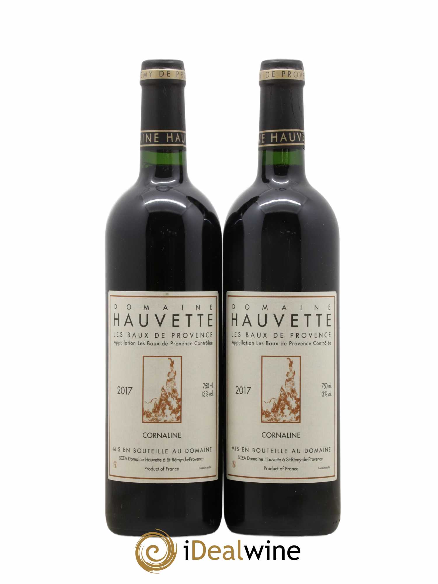 Baux de Provence Cornaline Hauvette (Domaine) 2017 - Lot de 2 bouteilles - 0