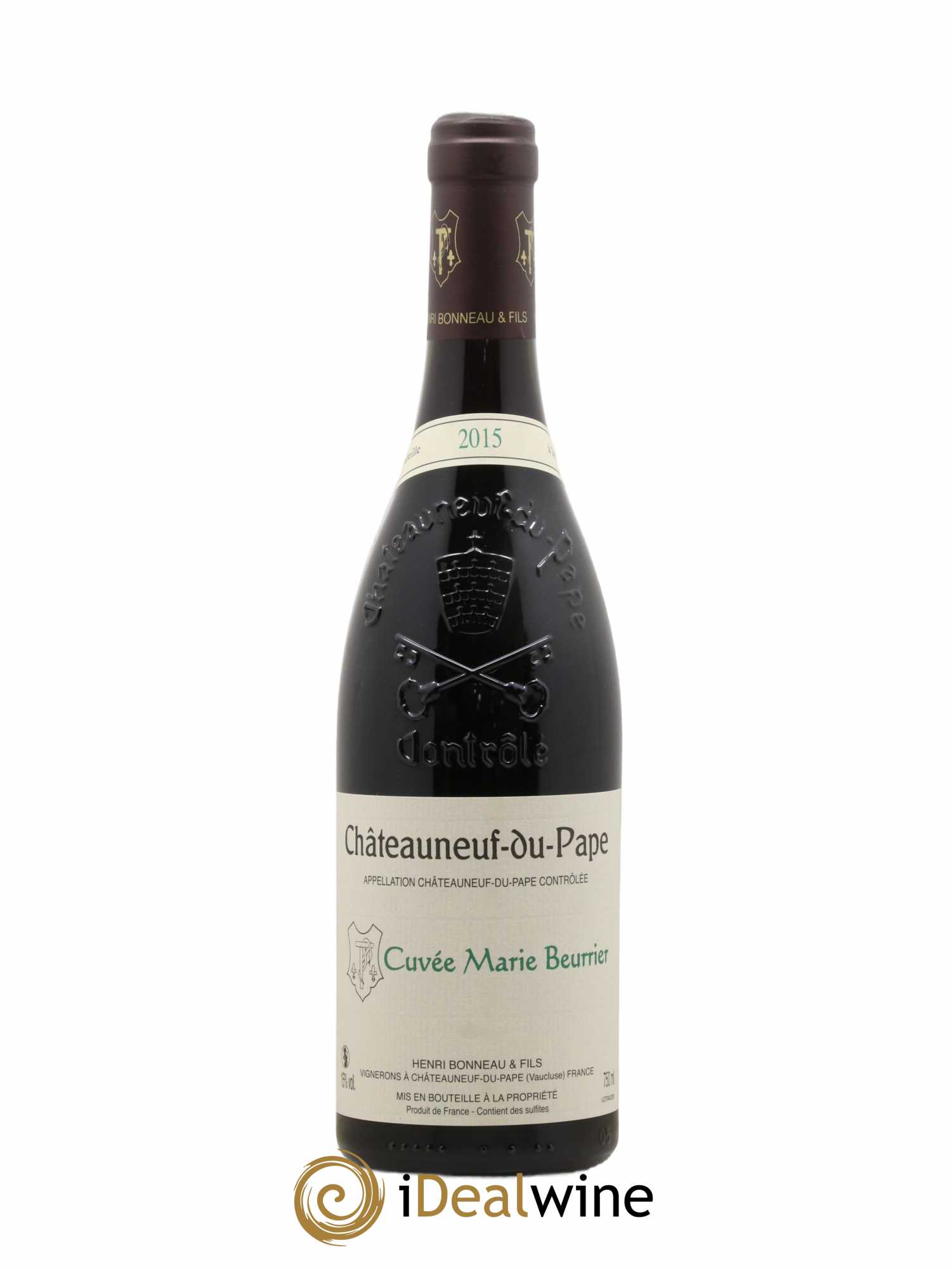 Châteauneuf-du-Pape Marie Beurrier Henri Bonneau & Fils 2015 - Lot de 1 bouteille - 0