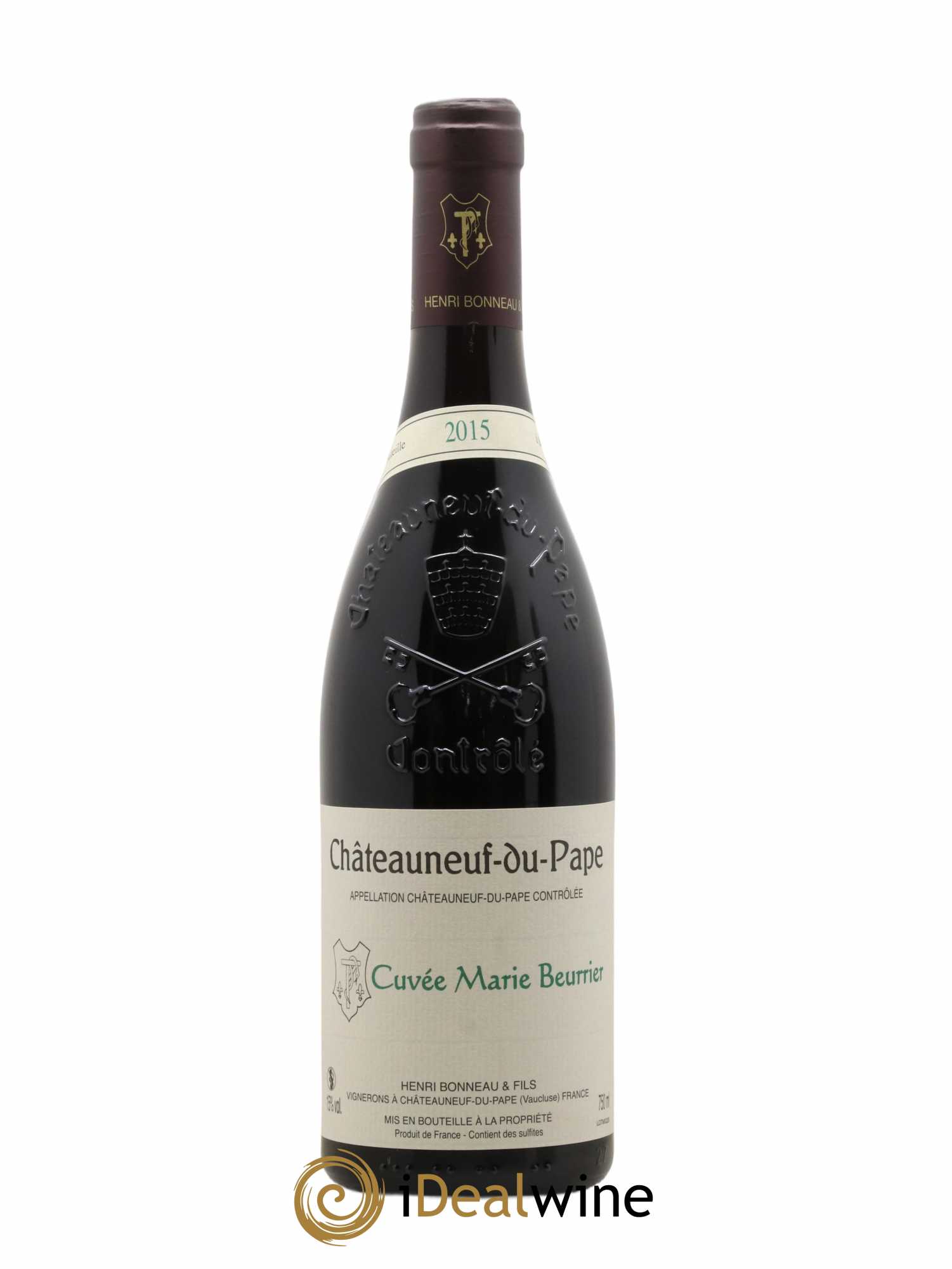 Châteauneuf-du-Pape Marie Beurrier Henri Bonneau & Fils 2015 - Lot de 1 bouteille - 0