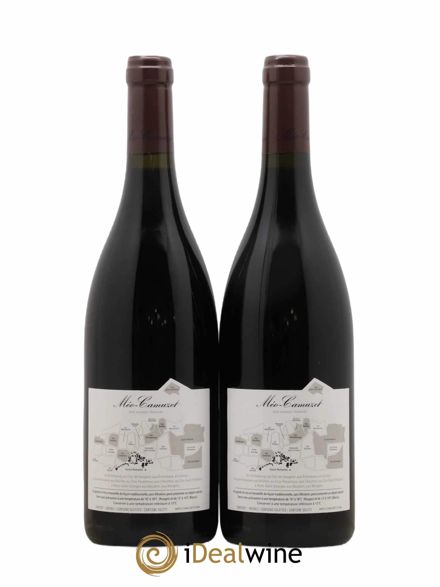 Clos de Vougeot Grand Cru Près le Cellier Méo-Camuzet (Domaine) 2017 - Lotto di 2 bottiglie - 1