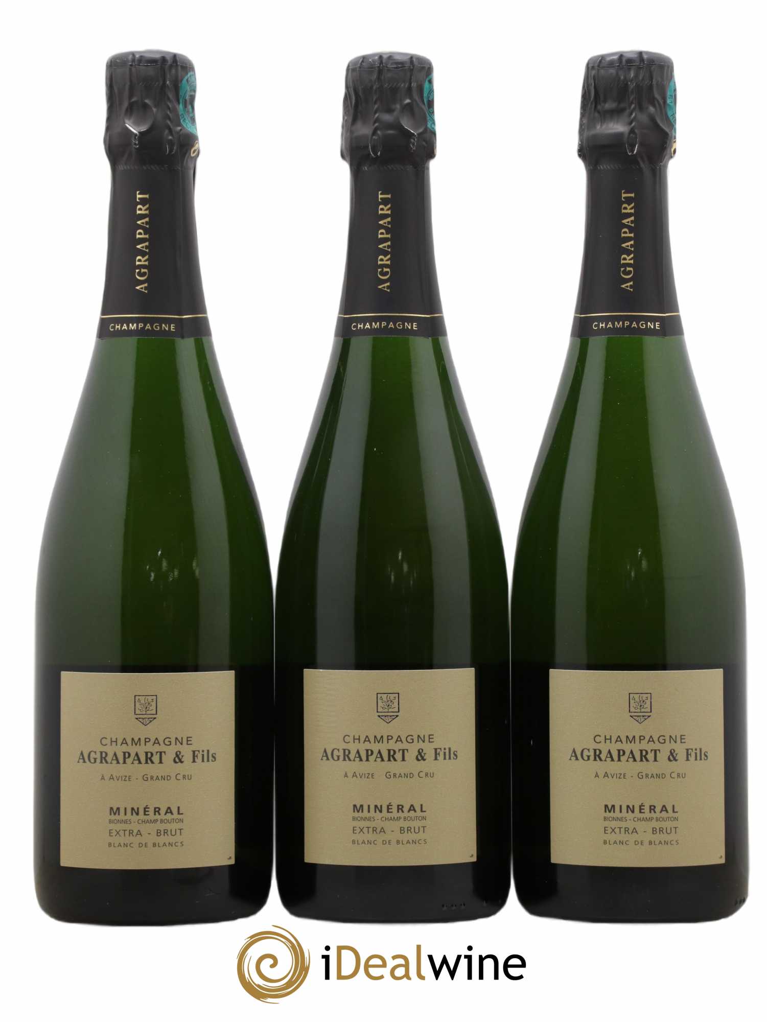Minéral Blanc de Blancs Extra-Brut Agrapart & Fils 2014 - Lot de 3 bouteilles - 0