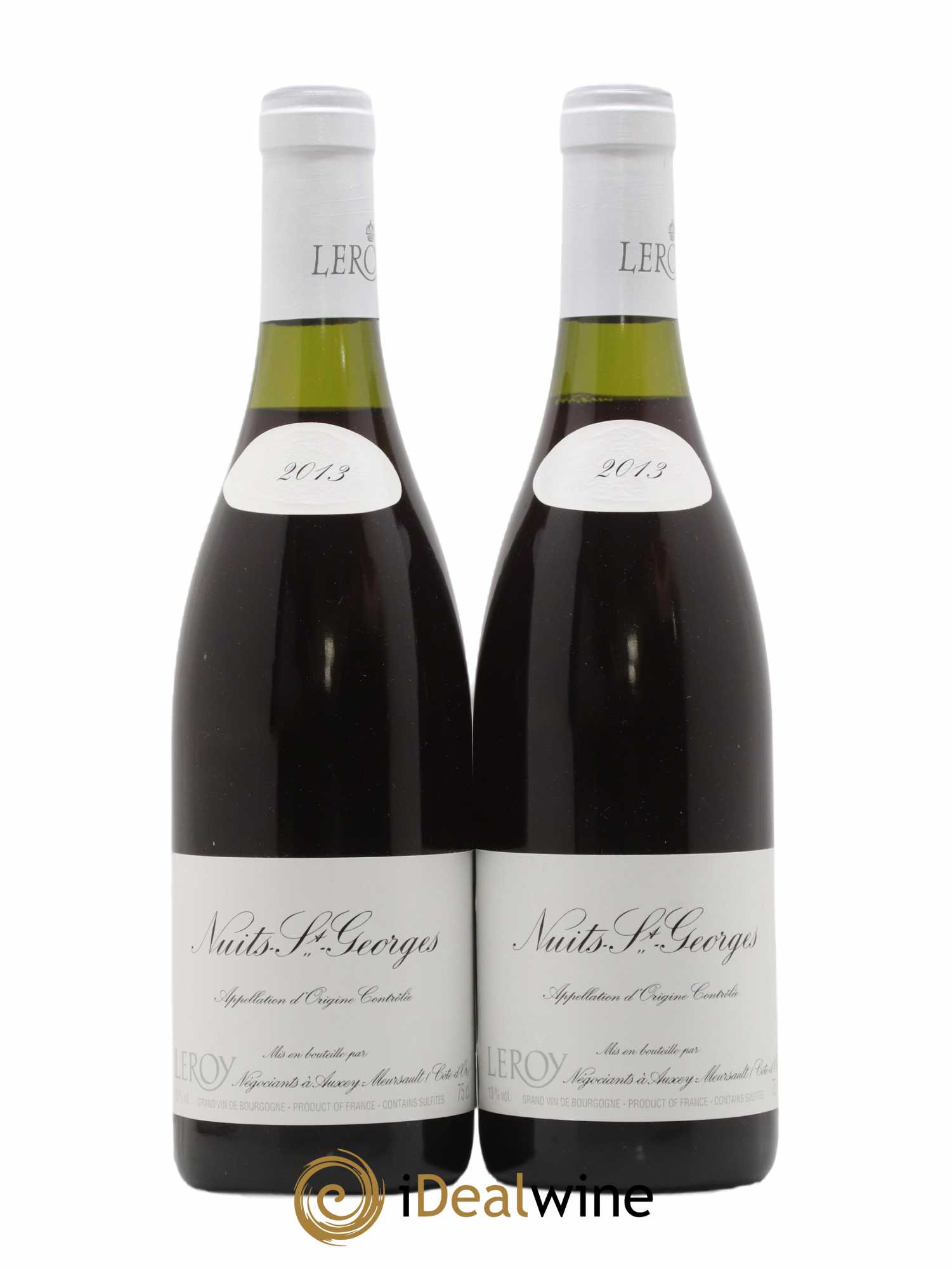 Nuits-Saint-Georges Leroy SA (sans prix de réserve) 2013 - Lot de 2 bouteilles - 0
