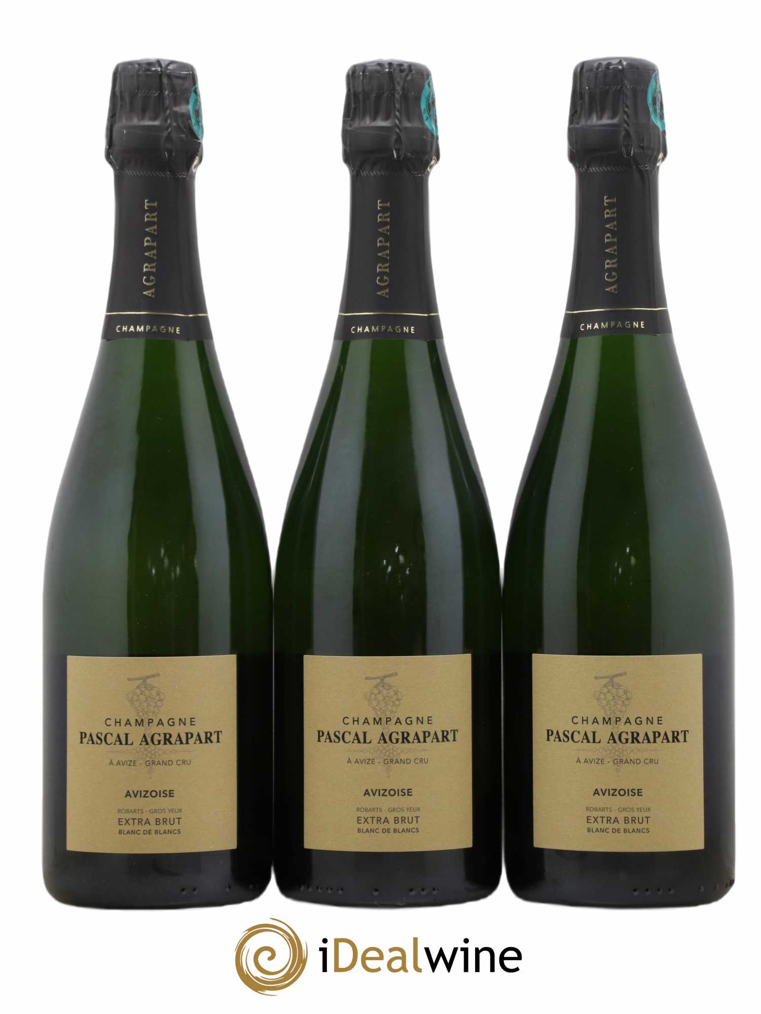 Avizoise Blanc de Blancs Brut Nature Pascal Agrapart 2014 - Lot de 3 bouteilles - 0