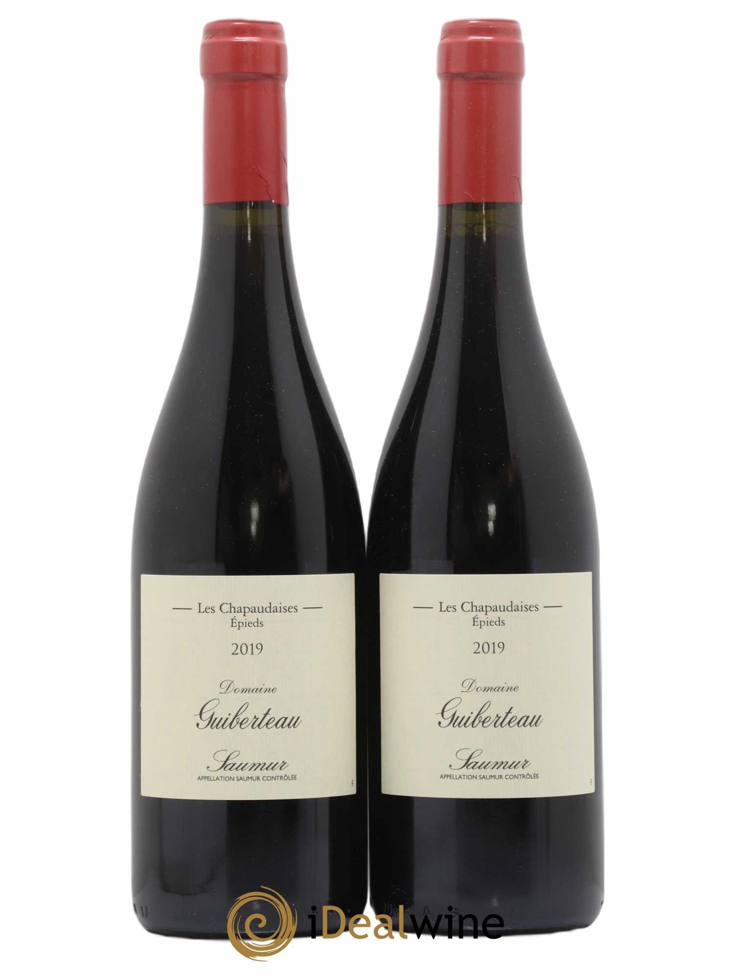 Saumur Les Chapaudaises Domaine Guiberteau (sans prix de réserve) 2019 - Lot de 2 bouteilles - 0