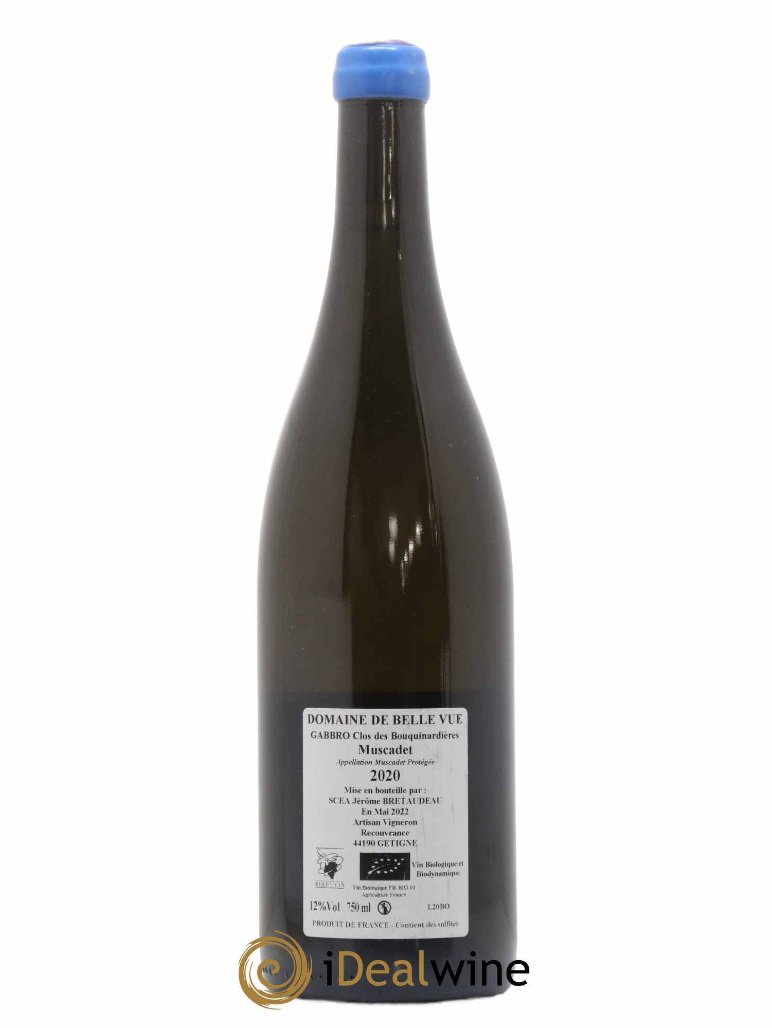 Muscadet-Sèvre-et-Maine Gabbro Jérôme Bretaudeau - Domaine de Bellevue (sans prix de réserve) 2020 - Lot de 1 bouteille - 1
