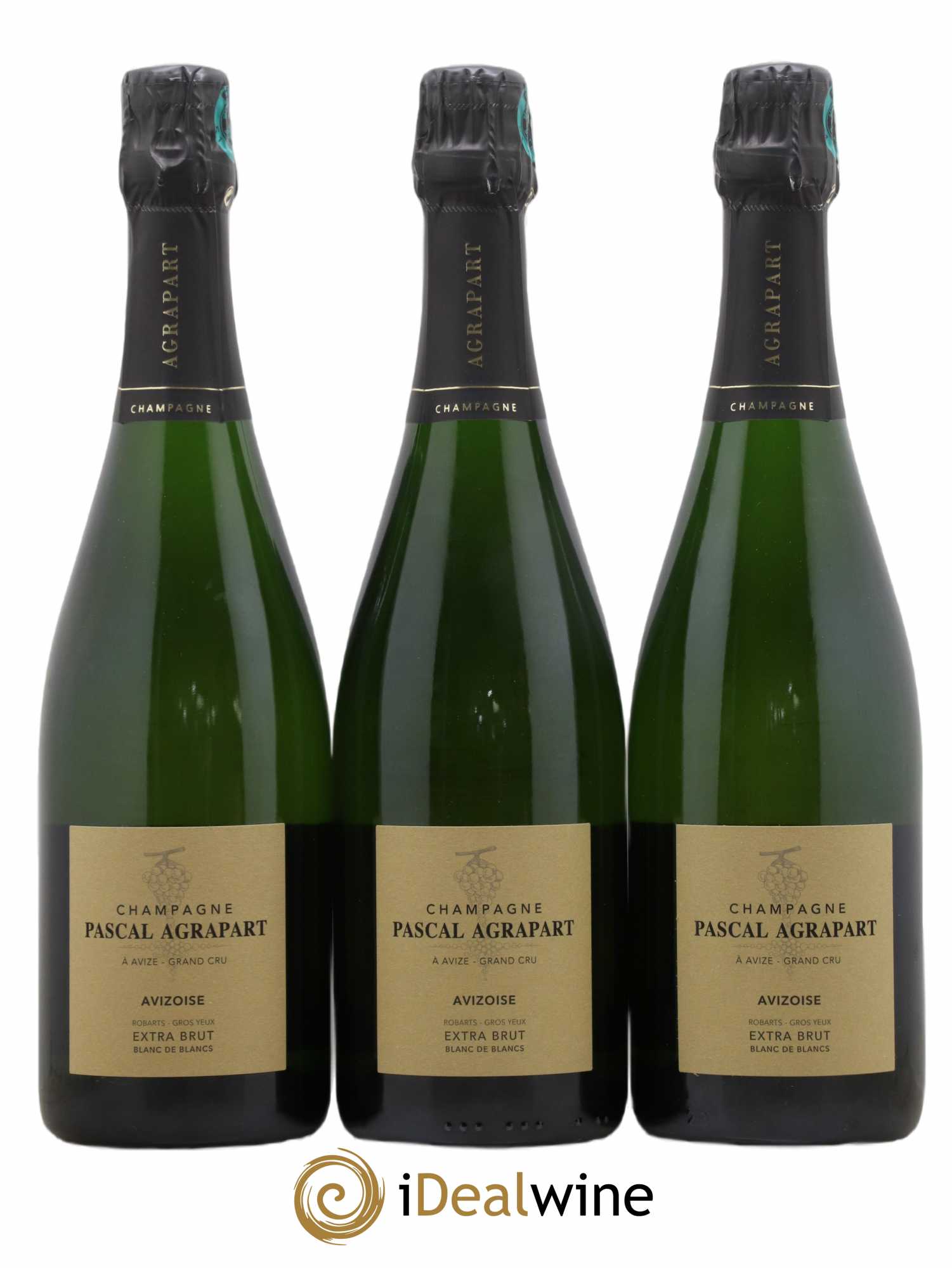 Avizoise Blanc de Blancs Brut Nature Pascal Agrapart 2014 - Lot de 3 bouteilles - 0
