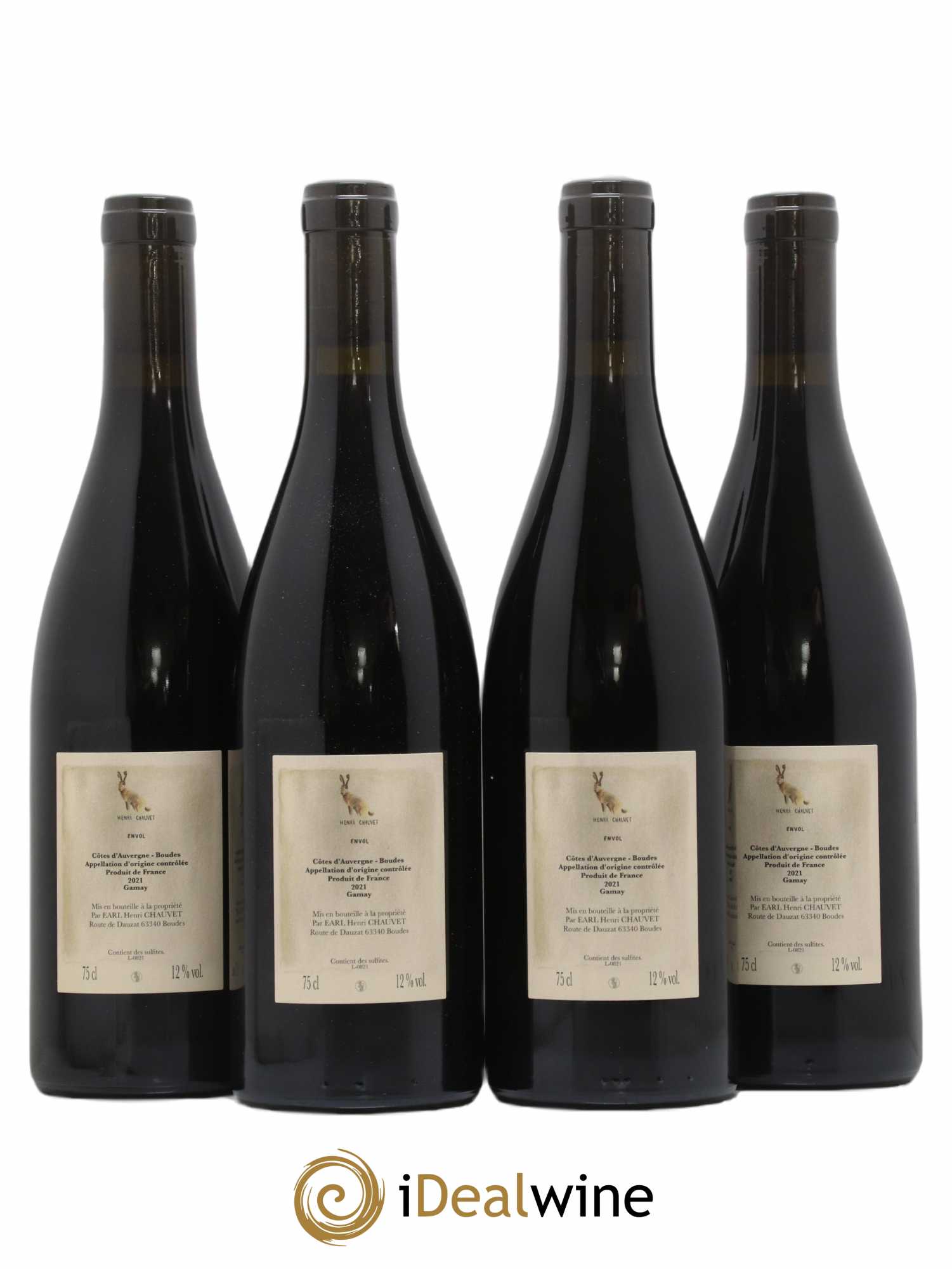 Vin de France Envol Henri Chauvet 2021 - Lot de 4 bouteilles - 1