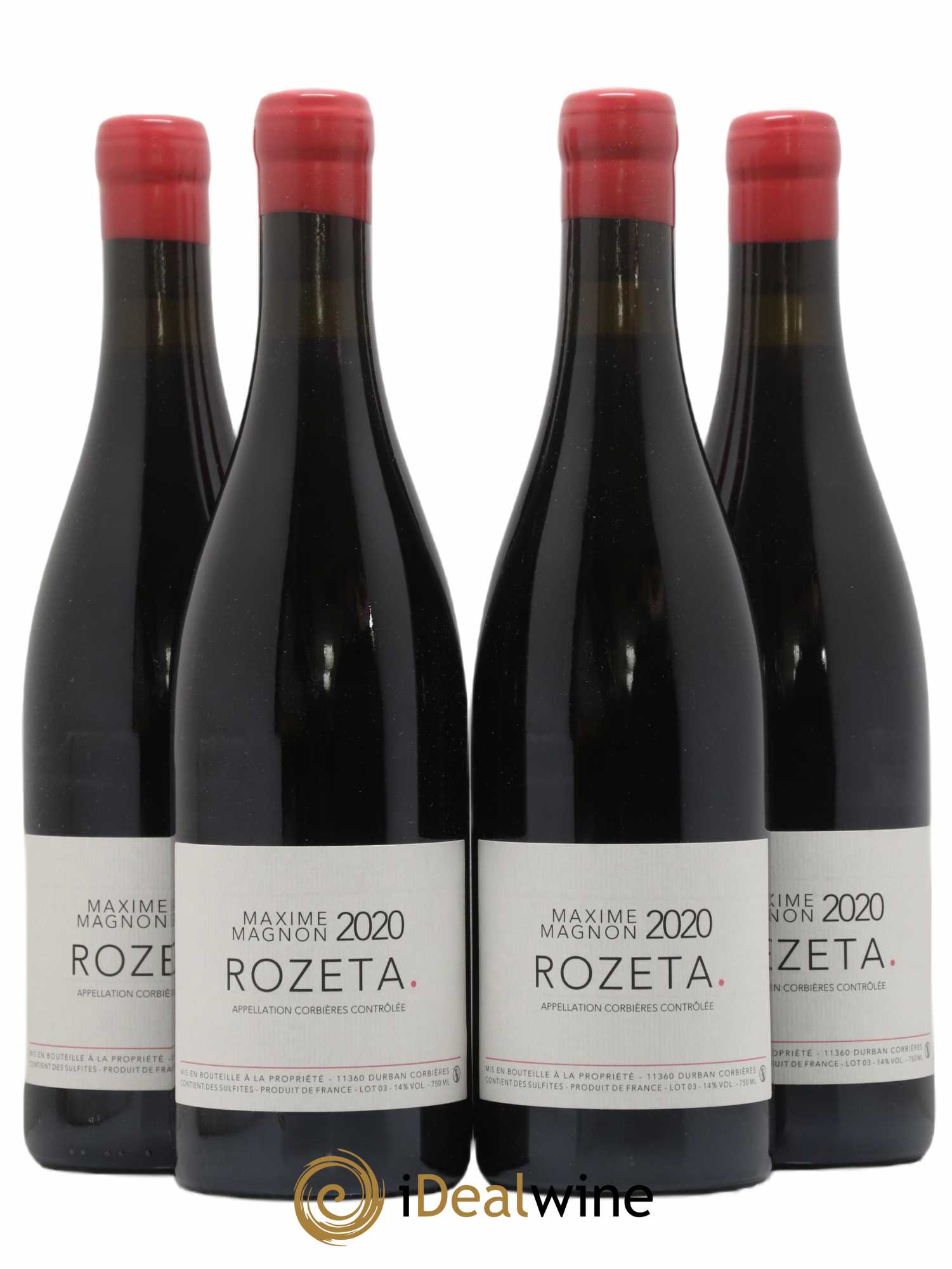 Corbières Rozeta Maxime Magnon 2020 - Lot of 4 bottles - 0