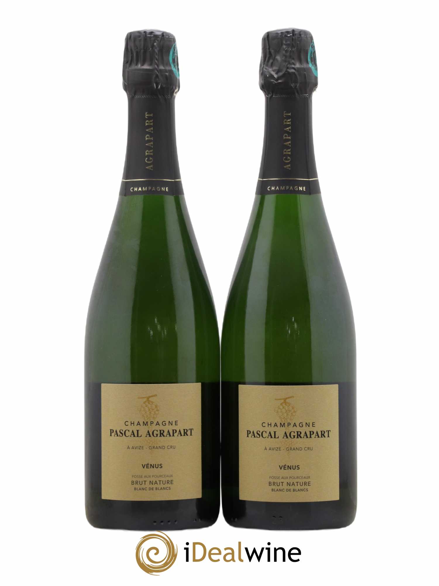 Vénus Blanc de Blancs Brut Nature Pascal Agrapart 2014 - Lot de 2 bouteilles - 0