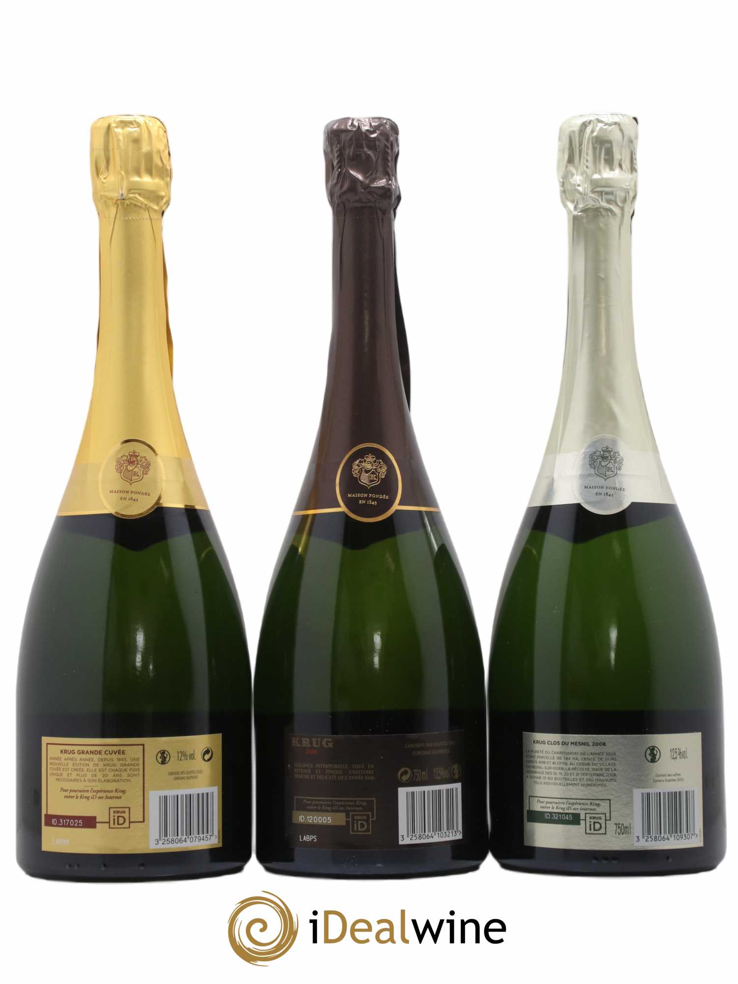 Champagne Coffret Les Créations Krug - Lot of 3 bottles - 2