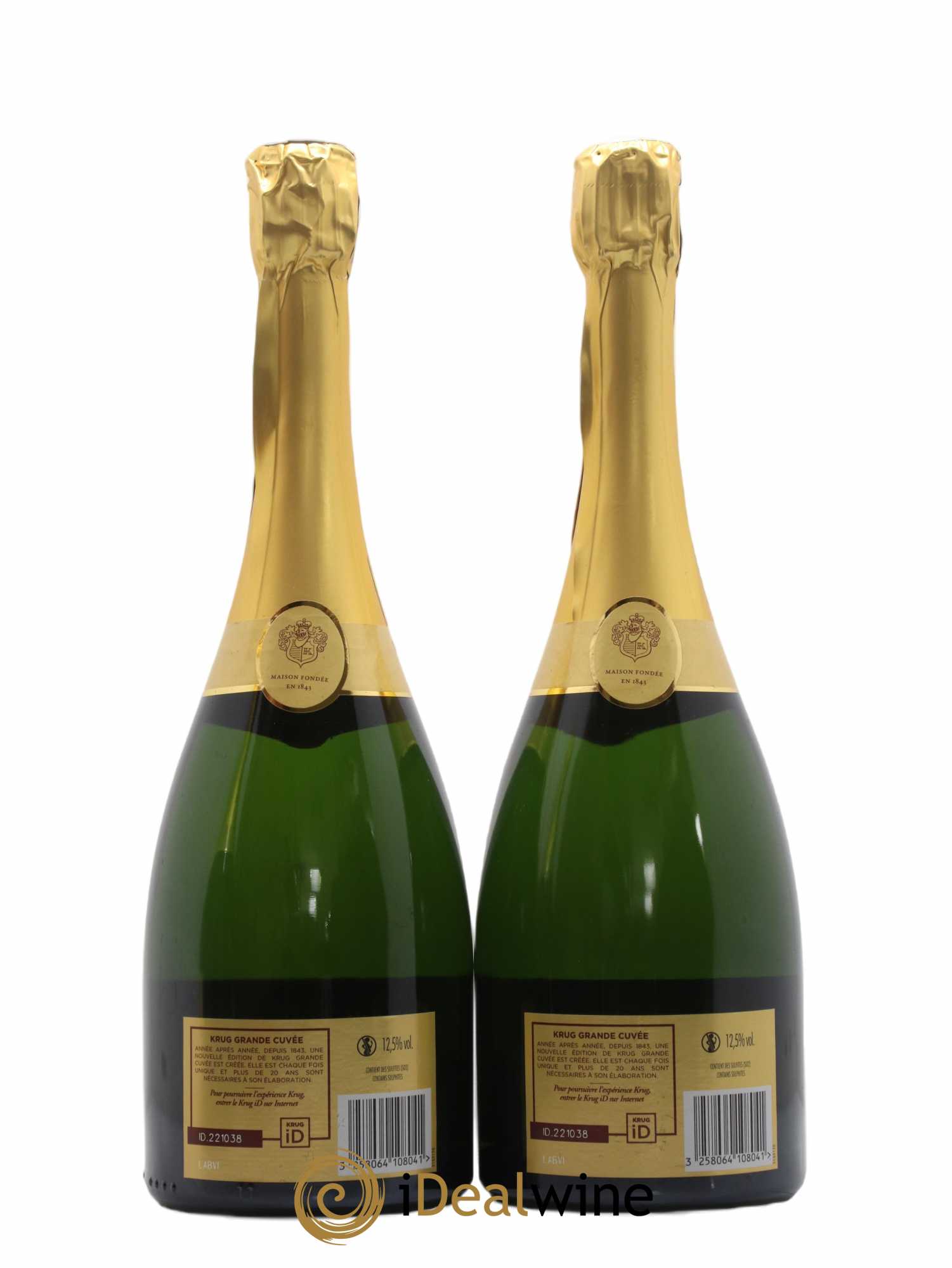 Grande Cuvée - 170ème édition Krug - Lot of 2 bottles - 2