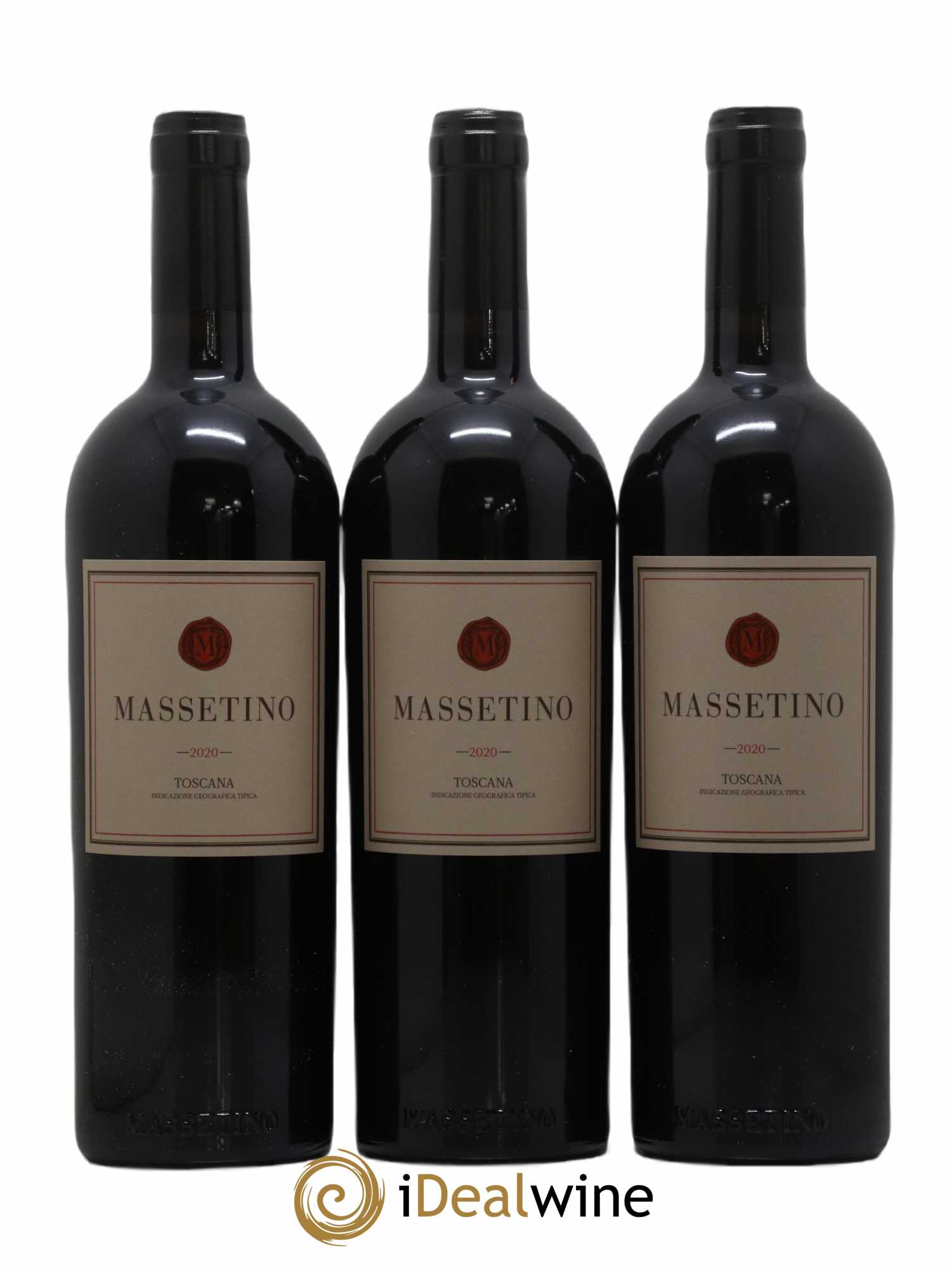 Toscana IGT Tenuta Dell'Ornellaia Massetino Frescobaldi 2020 - Lot de 3 bouteilles - 0