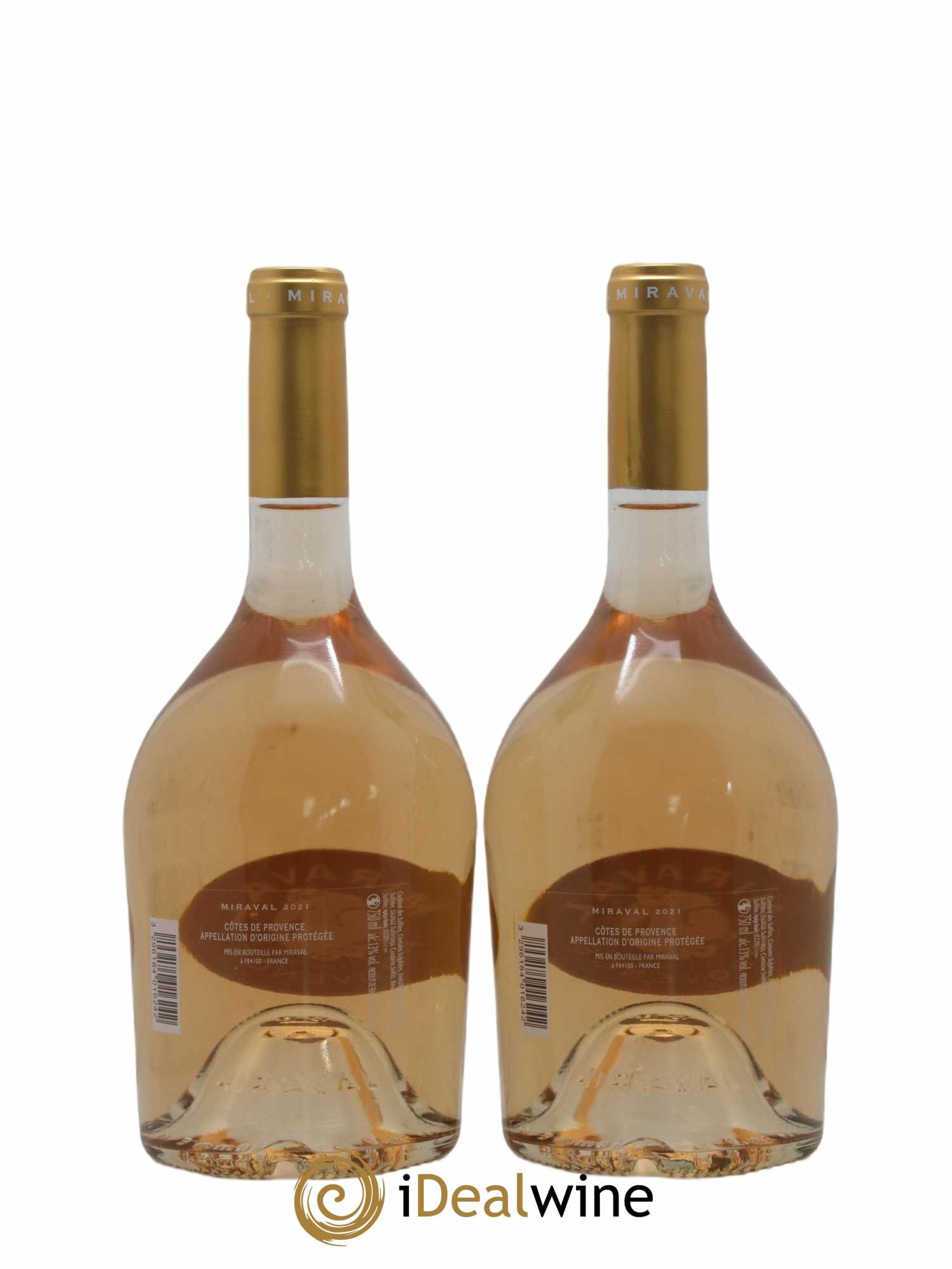 Côtes de Provence Château de Miraval (senza prezzo di riserva) 2021 - Lotto di 2 bottiglie - 1