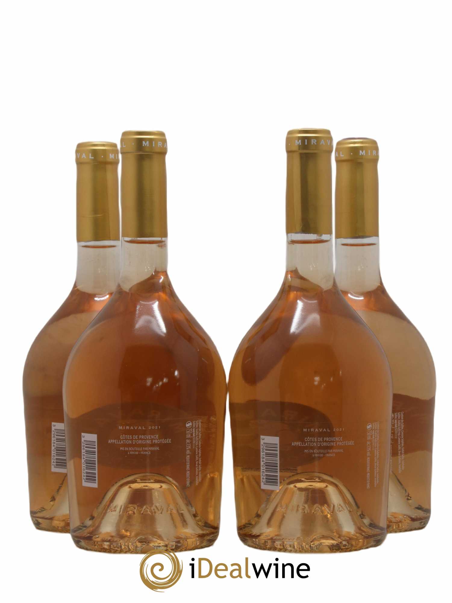 Côtes de Provence Château de Miraval  (senza prezzo di riserva) 2021 - Lotto di 4 bottiglie - 1