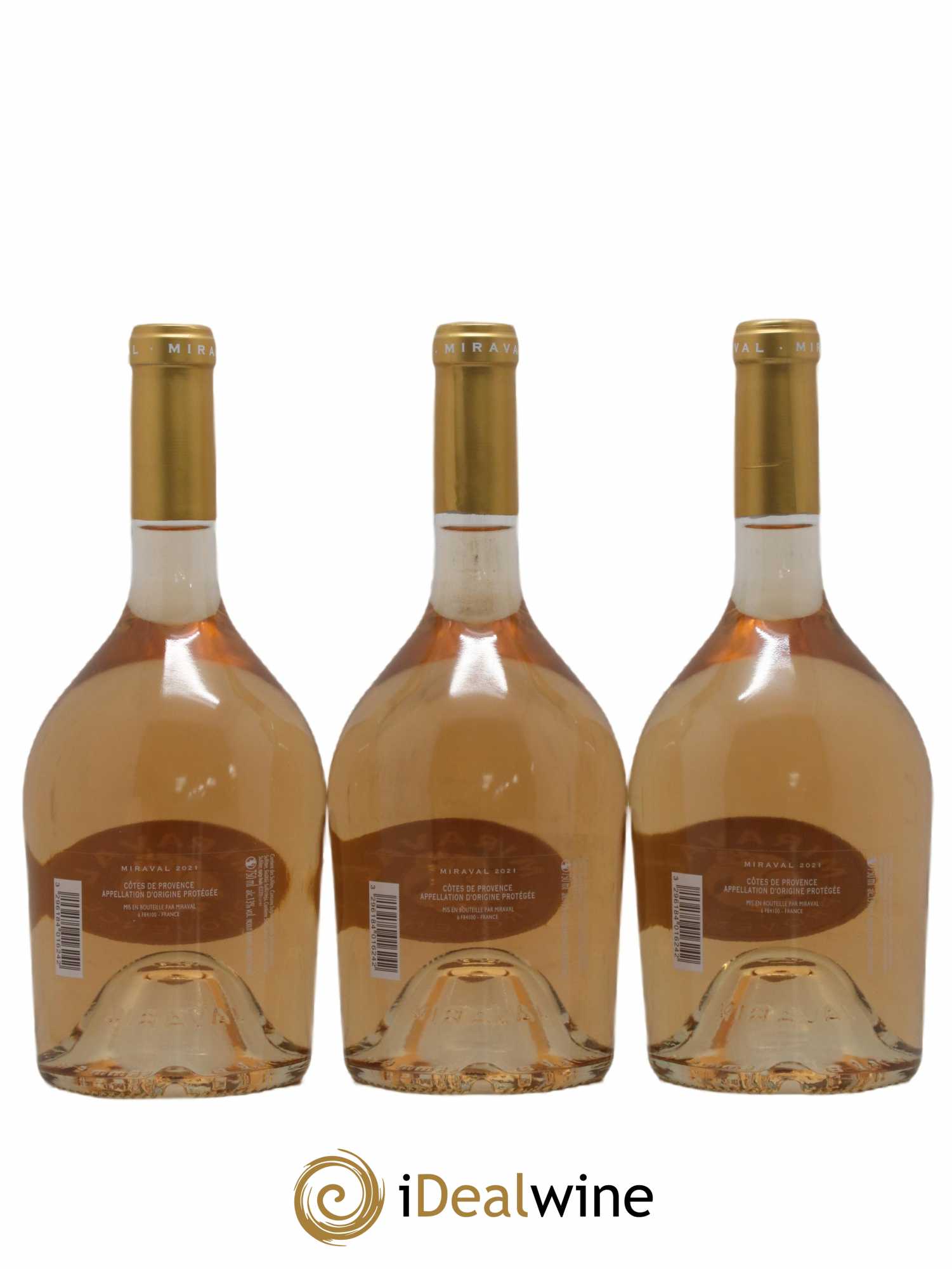 Côtes de Provence Château de Miraval (senza prezzo di riserva) 2021 - Lotto di 3 bottiglie - 1