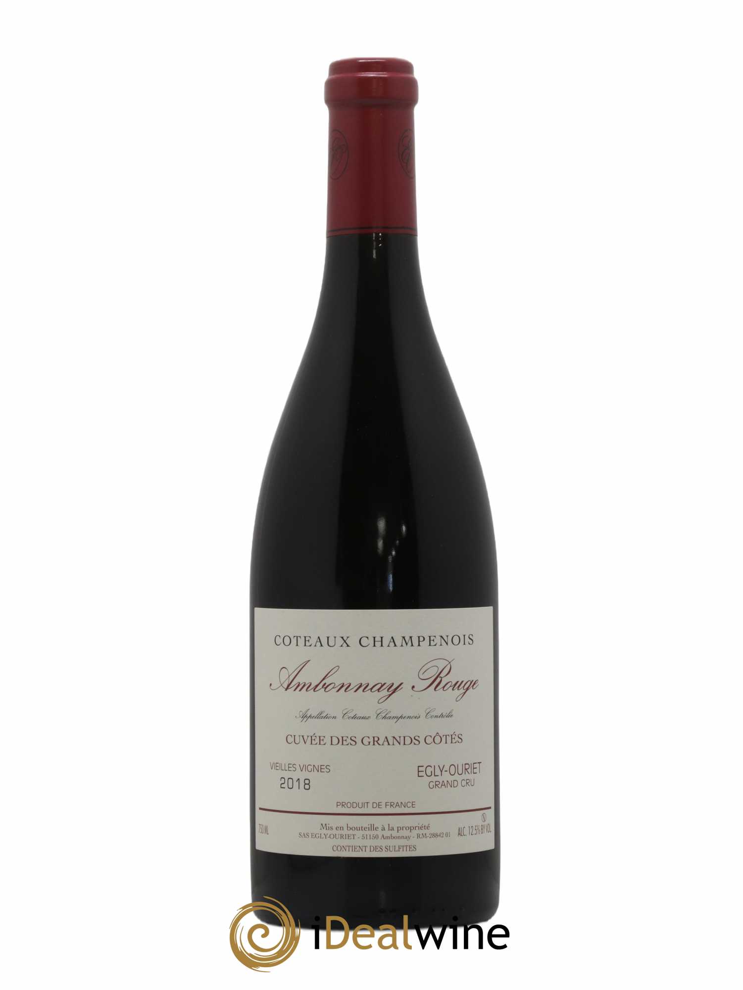 Ambonnay Cuvée des Grands Côtés VV Grand Cru Egly-Ouriet 2018 - Lot de 1 bouteille - 0