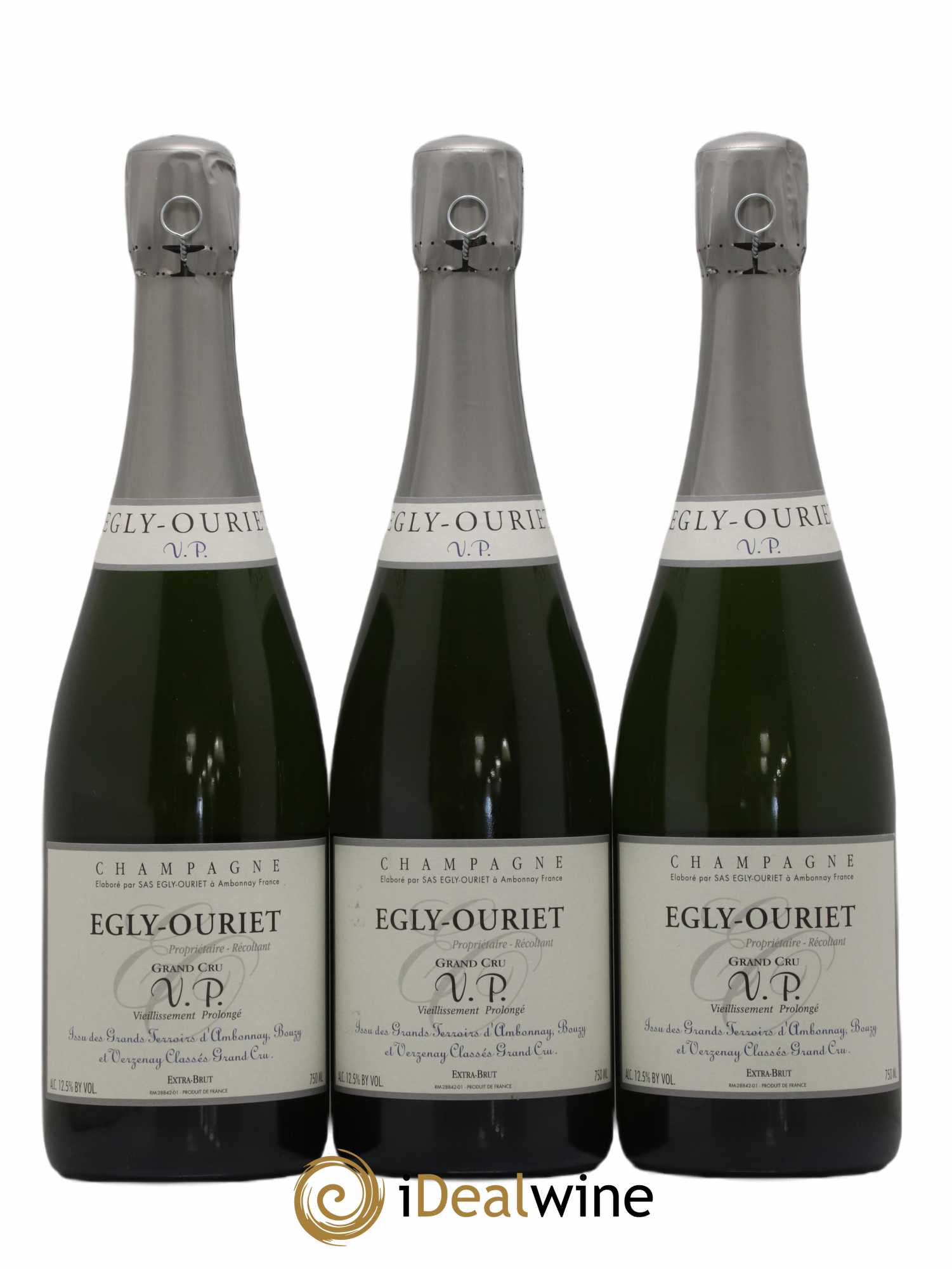 Extra-Brut VP Egly-Ouriet - Lot de 3 bouteilles - 0